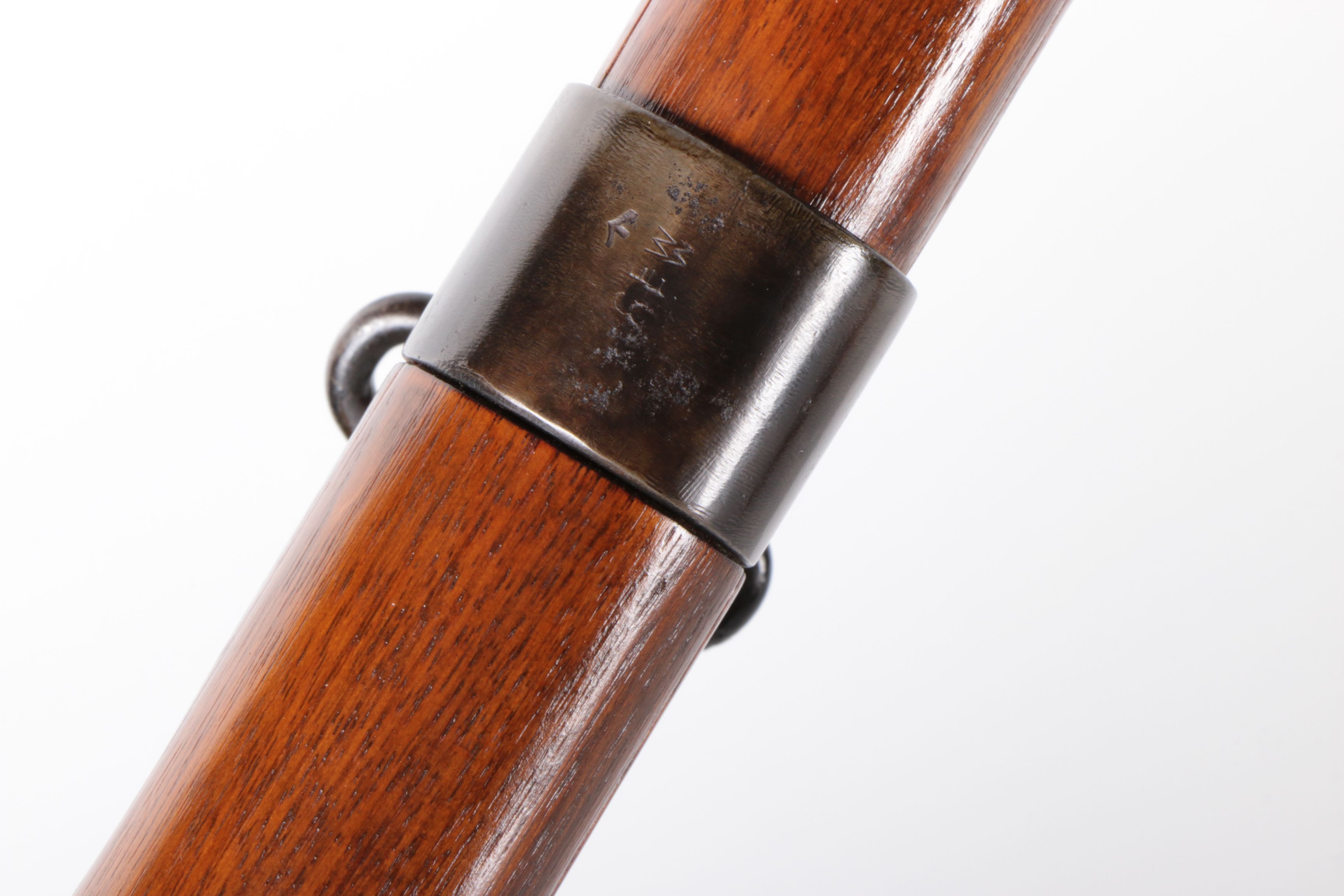 Japanese Arisaka Type 38 Bolt 6.5x50mm Bolt Action Rifle With Leather Sling