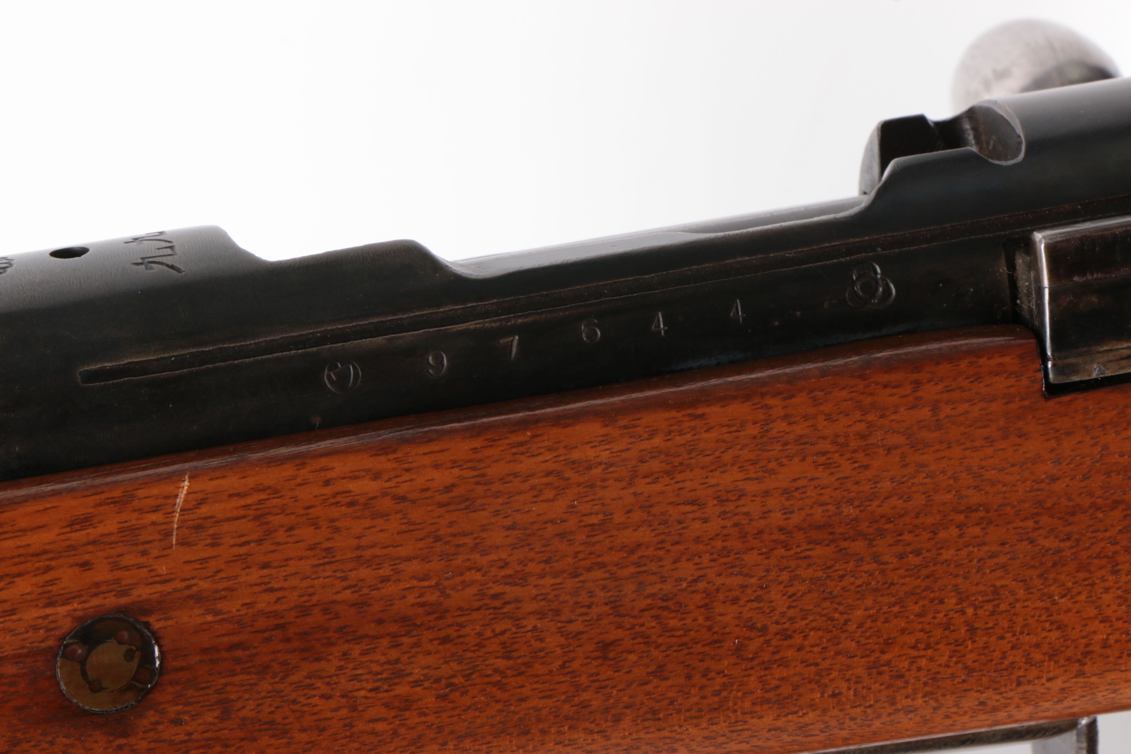 Japanese Arisaka Type 38 Bolt 6.5x50mm Bolt Action Rifle With Leather Sling