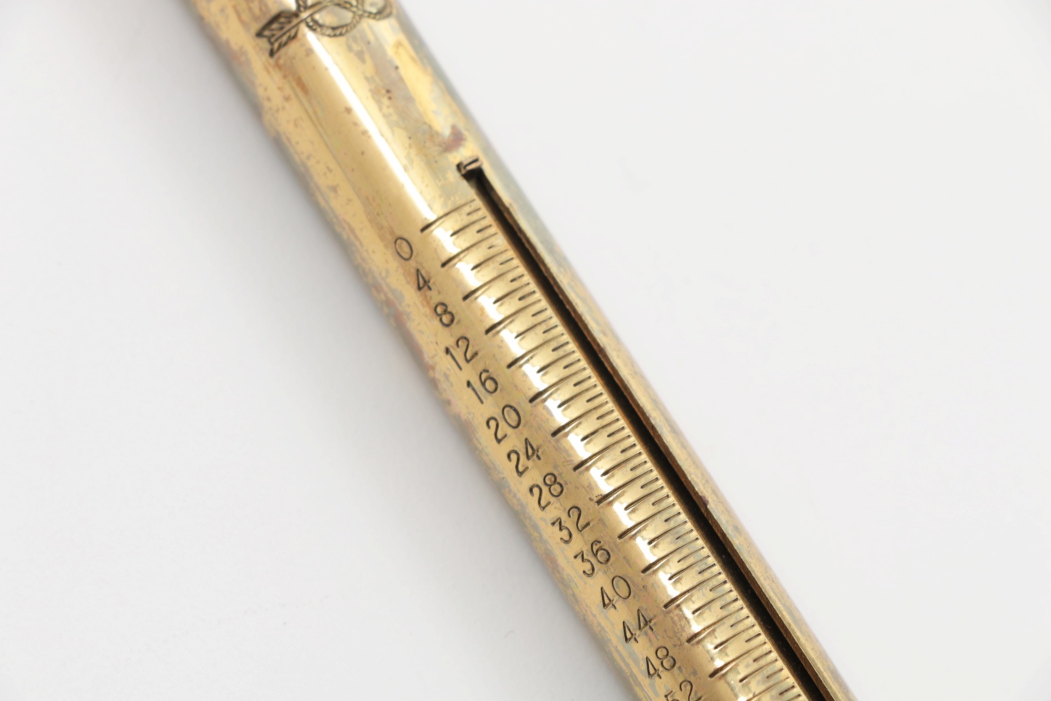 Vintage Salter Brass Tube Scale in Troy Ounces, Made in England