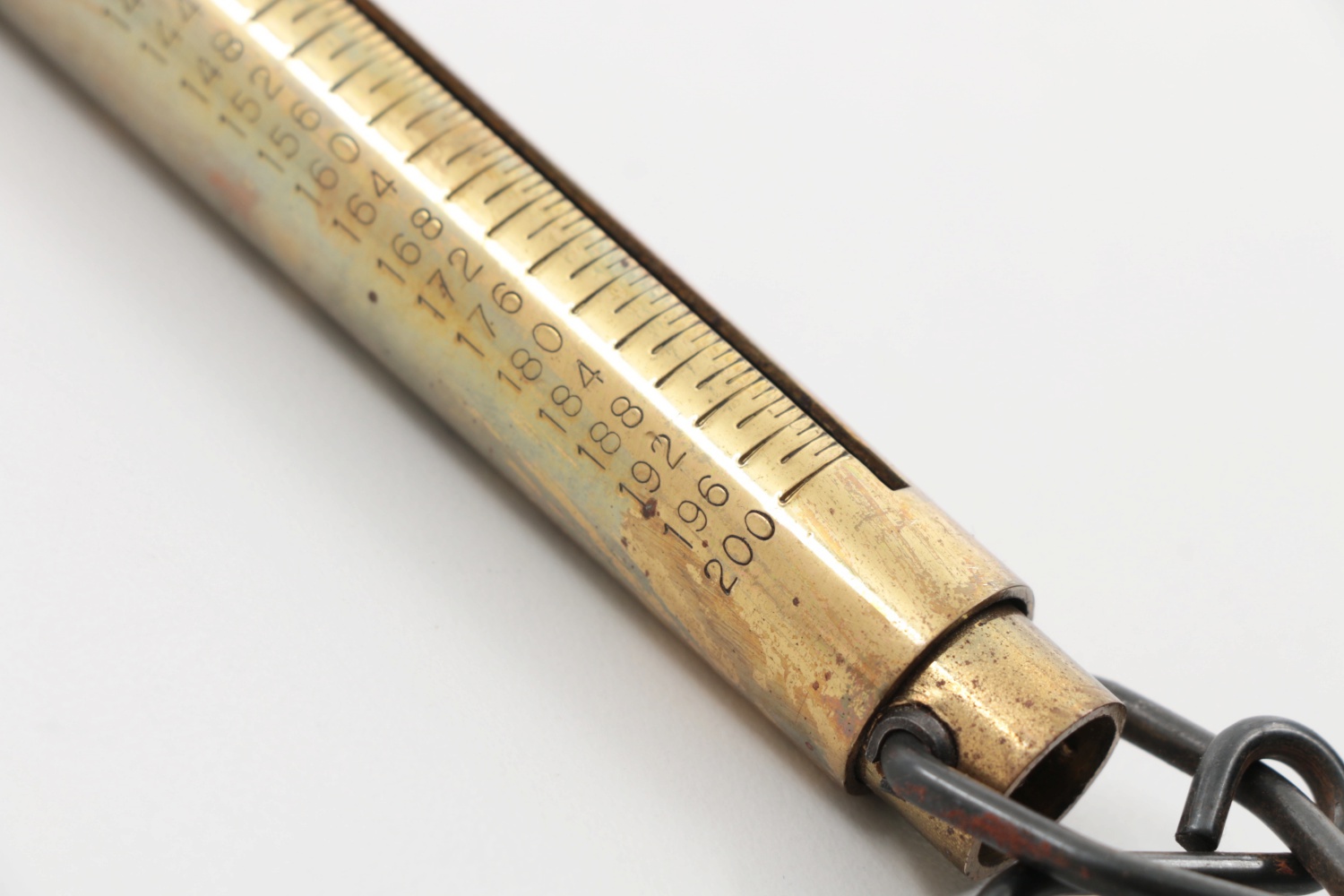 Vintage Salter Brass Tube Scale in Troy Ounces, Made in England