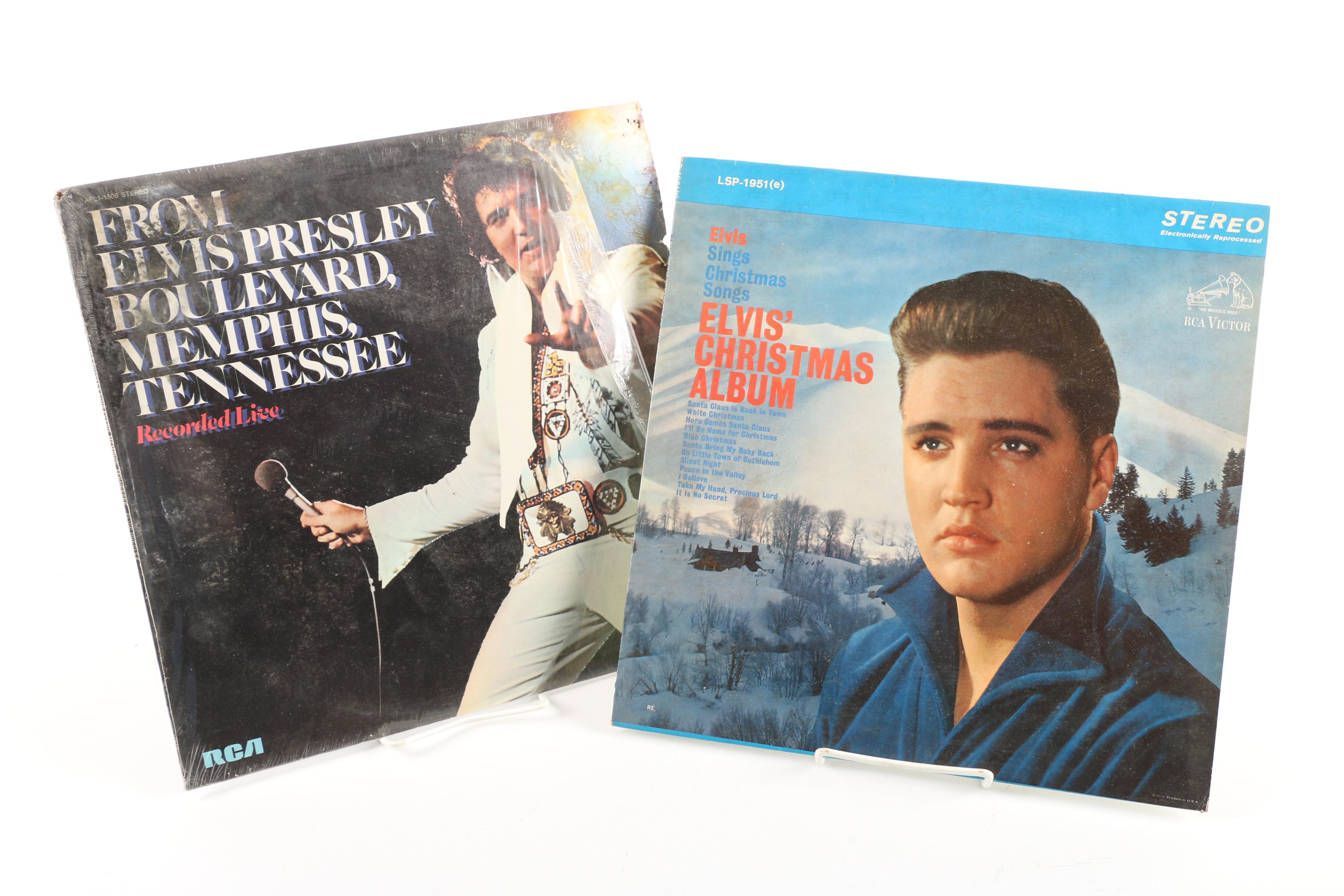 "Elvis in Concert", "A Valentine For You" and Other Elvis Presley LP Records