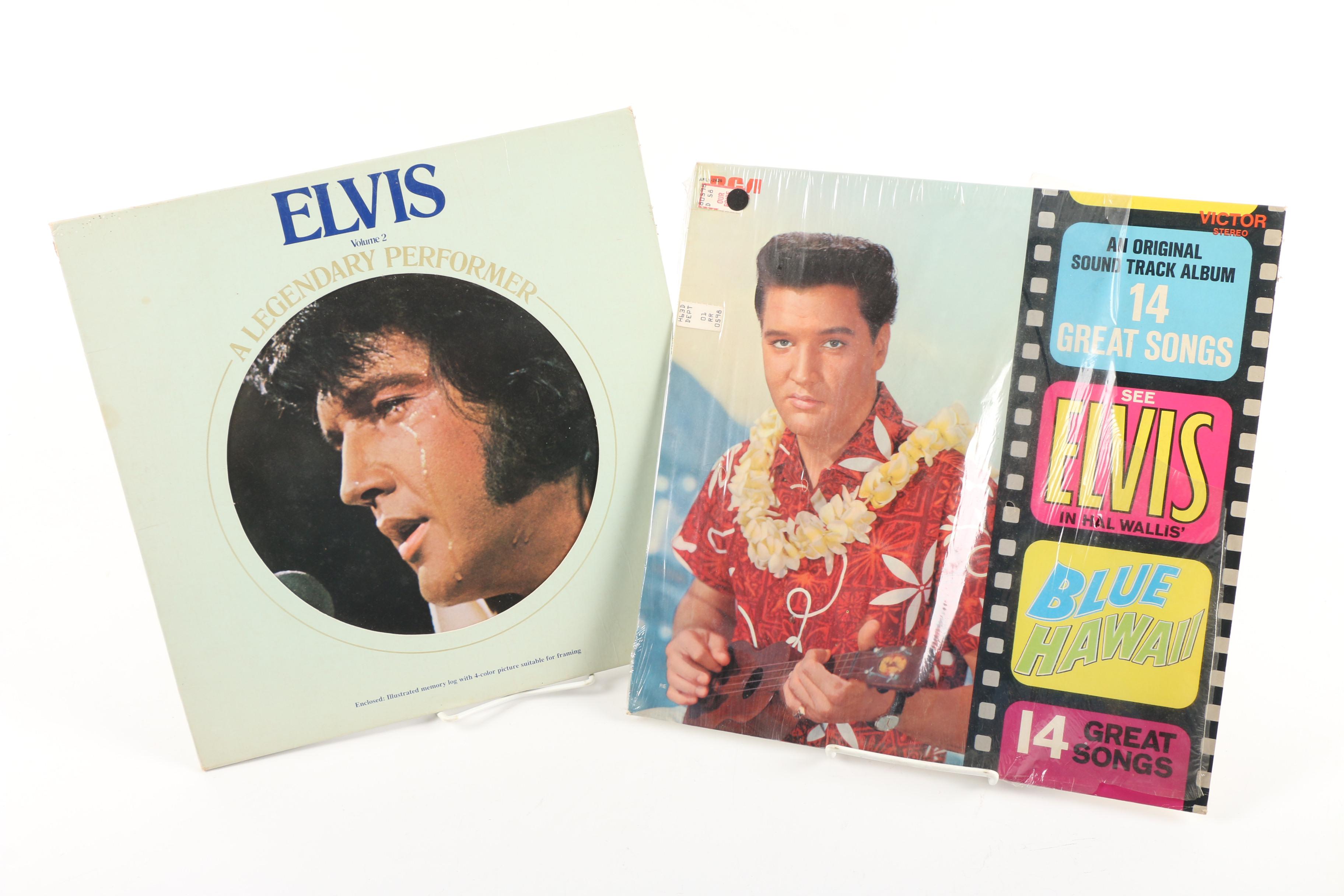 "Elvis in Concert", "A Valentine For You" and Other Elvis Presley LP Records