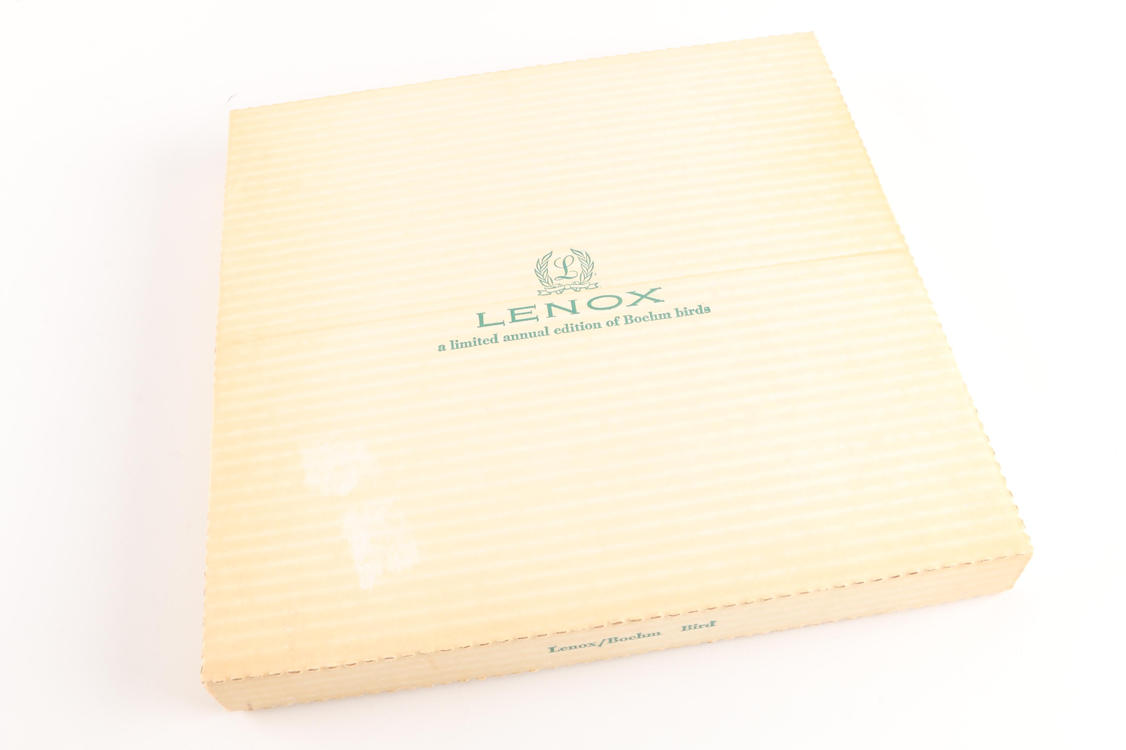 1978 Lenox Limited Edition "Boehm Birds" Porcelain Mockingbirds Plate