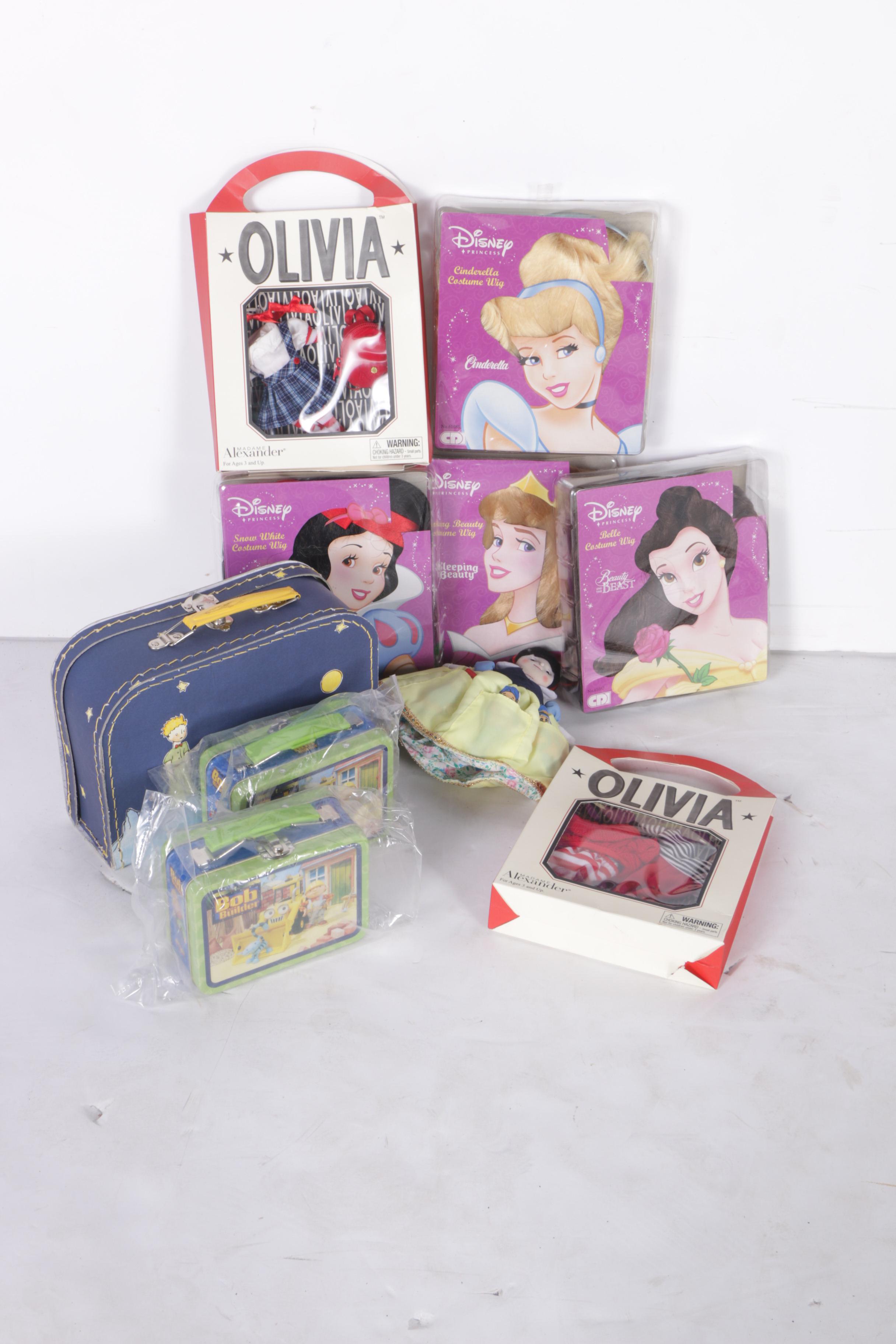 Vintage "Madeline" and "Olivia" Dolls with Outfits and Accessories