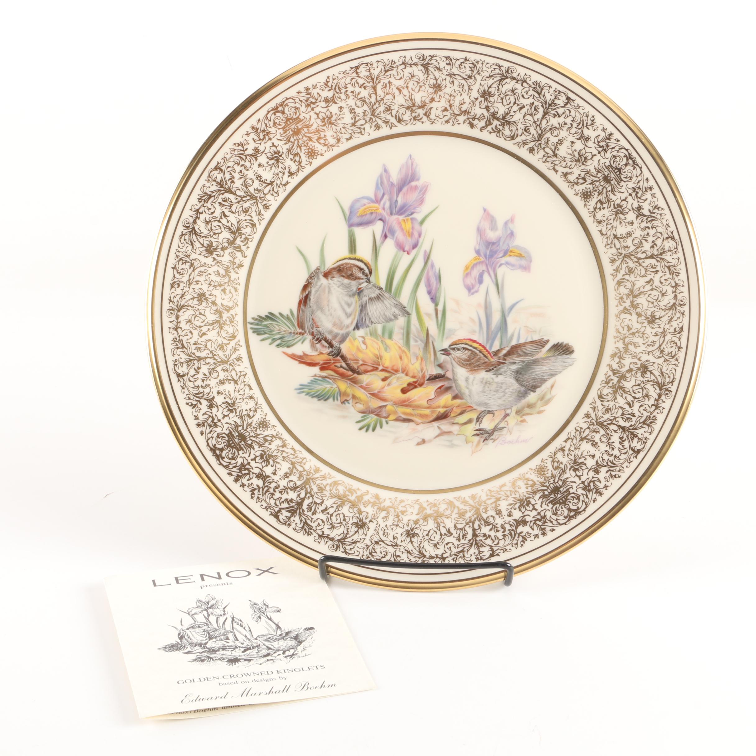 1979 Lenox "Boehm Birds" Porcelain Golden-Crowned Kinglets