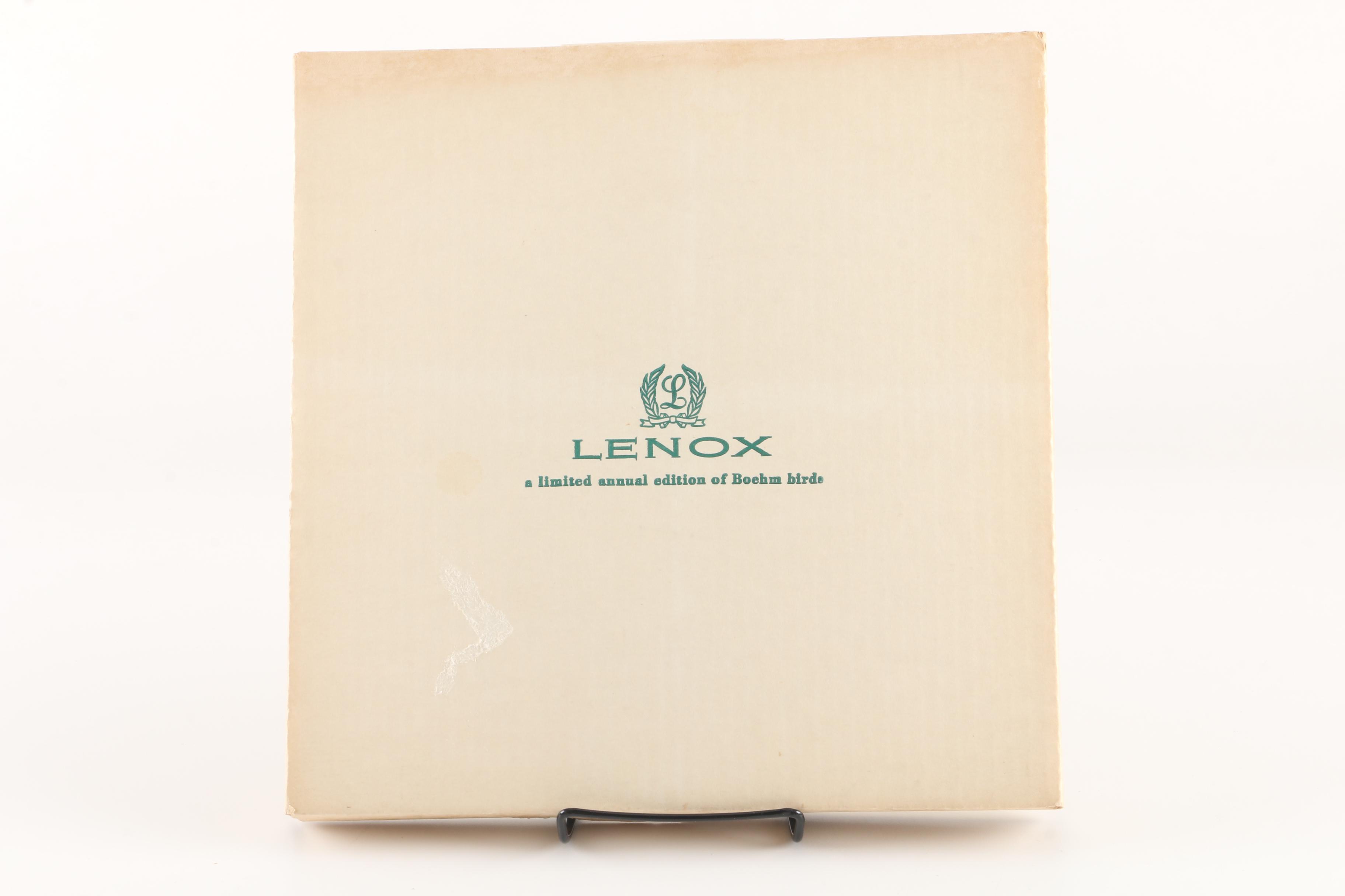 1971 Lenox "Boehm Birds" Porcelain Goldfinch Plate