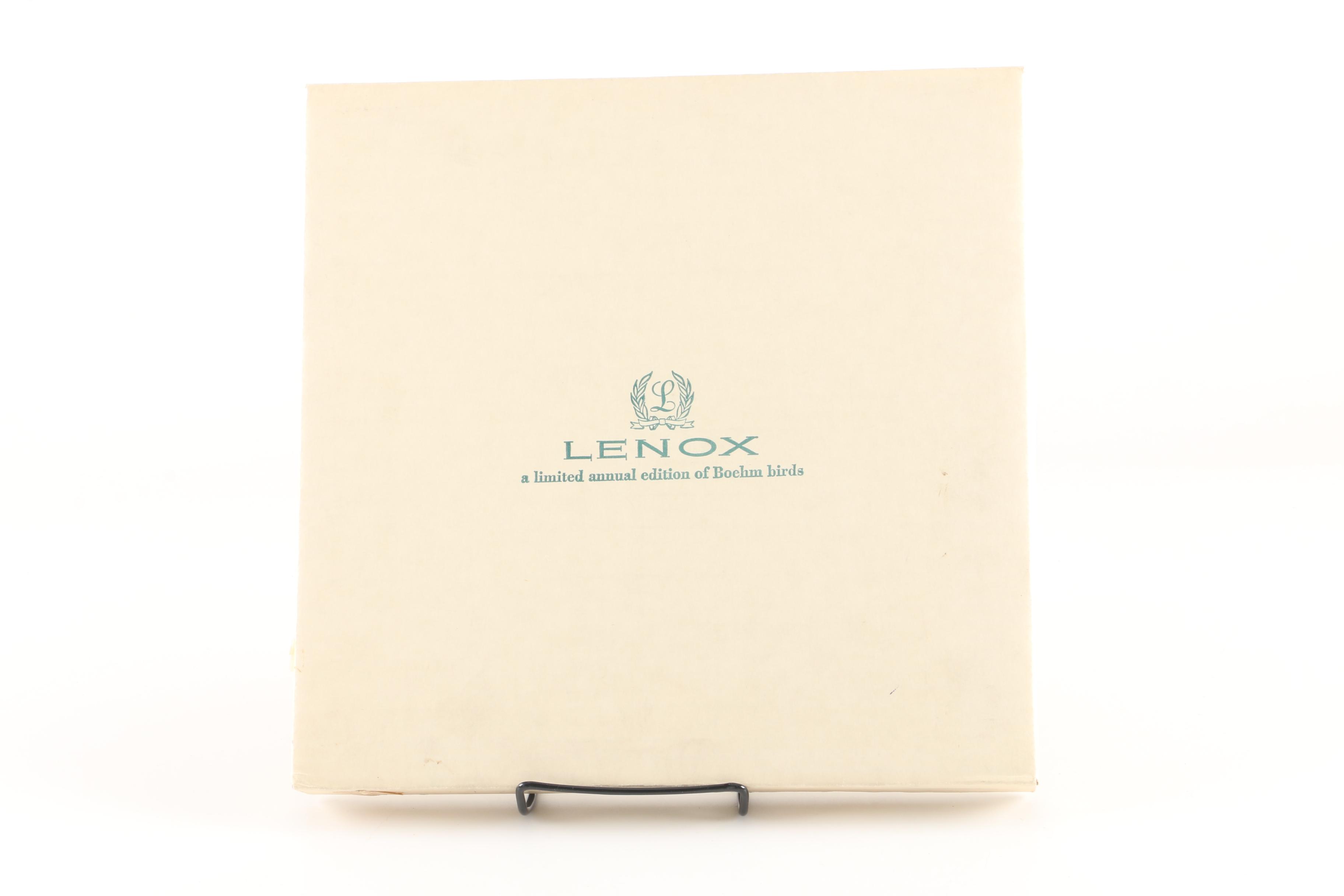 1973 Lenox "Boehm Birds" Porcelain Meadowlark Plate