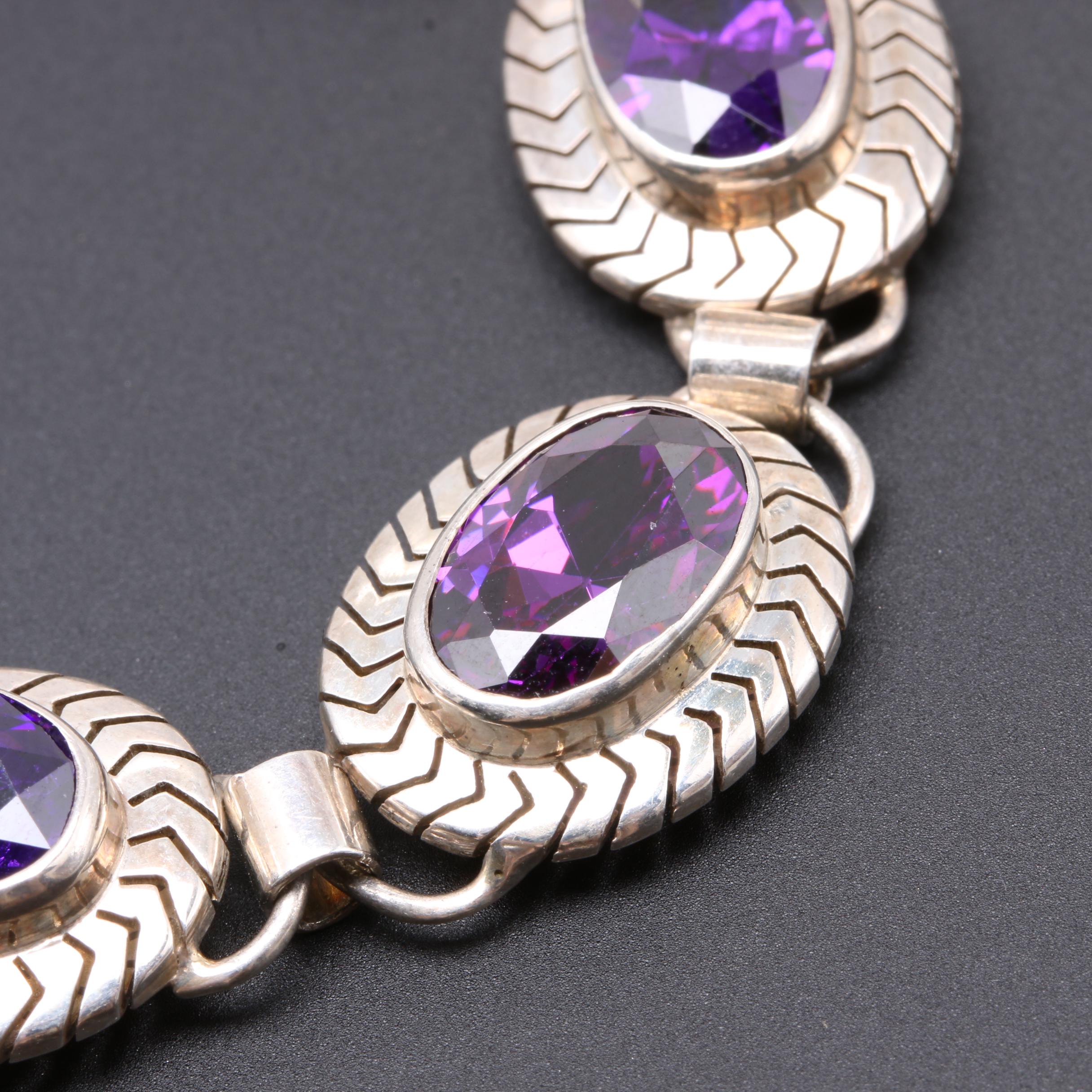 Assorted Sterling Silver Jewelry Featuring Garnet and Cultured Pearl