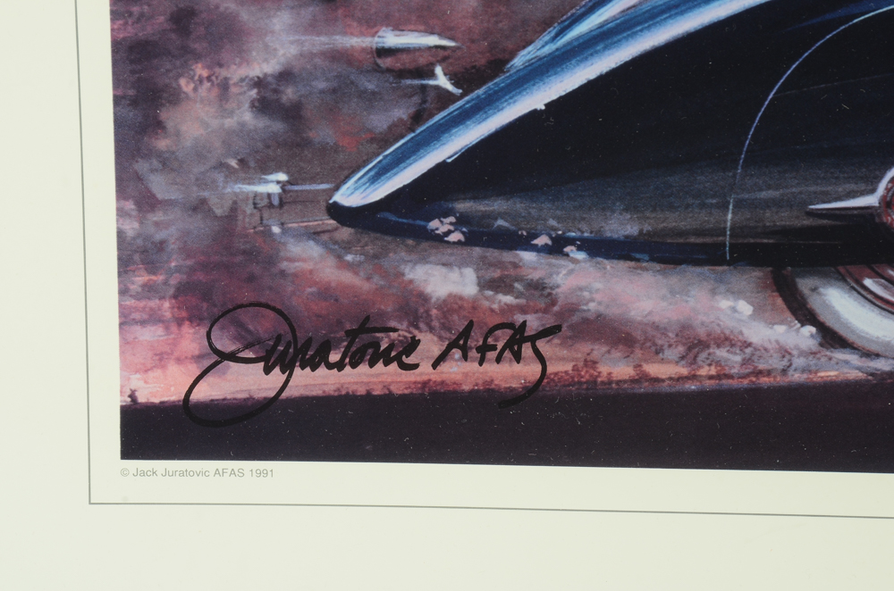 Jack Juratovic Limited Edition Offset Lithograph Print "Road and Track"