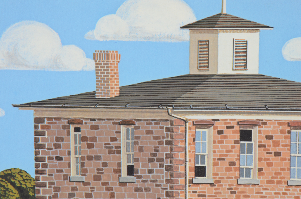 Lee Ethel Limited Edition Offset Lithograph Print of Early American Scene