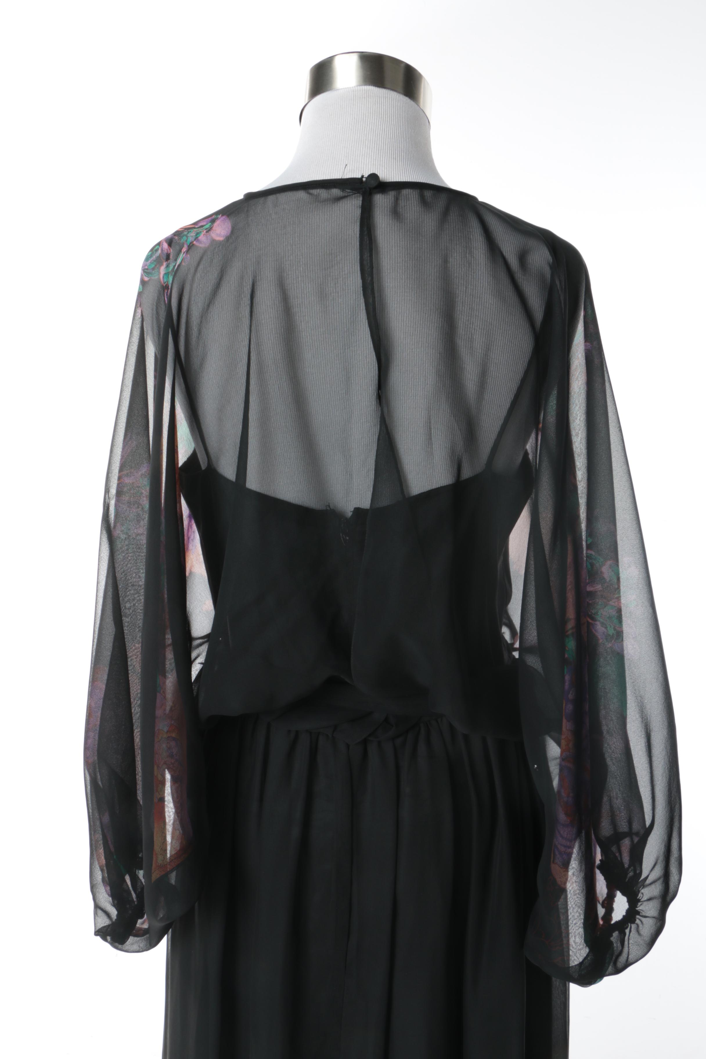 Late 1980s Vintage Louis Féraud and Saks Fifth Avenue Evening Dresses