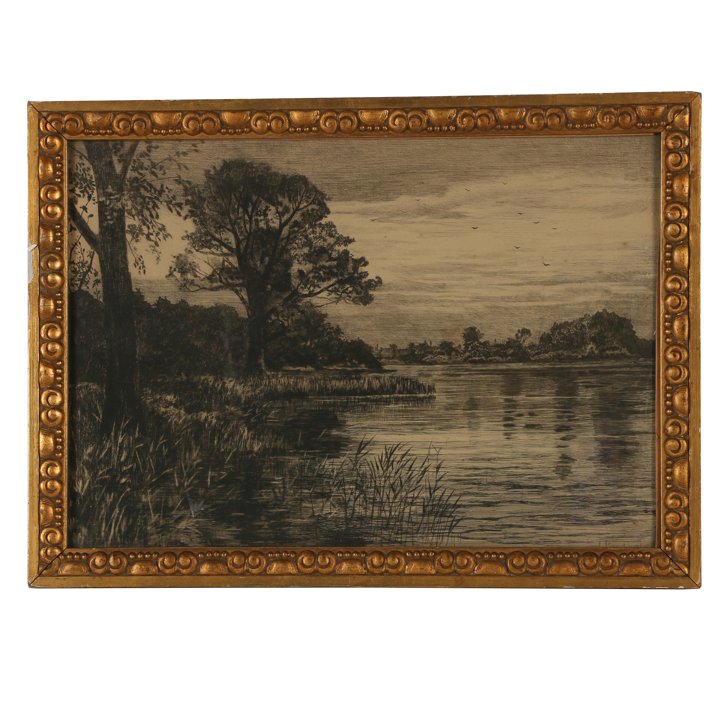 Julius Borchert Etching