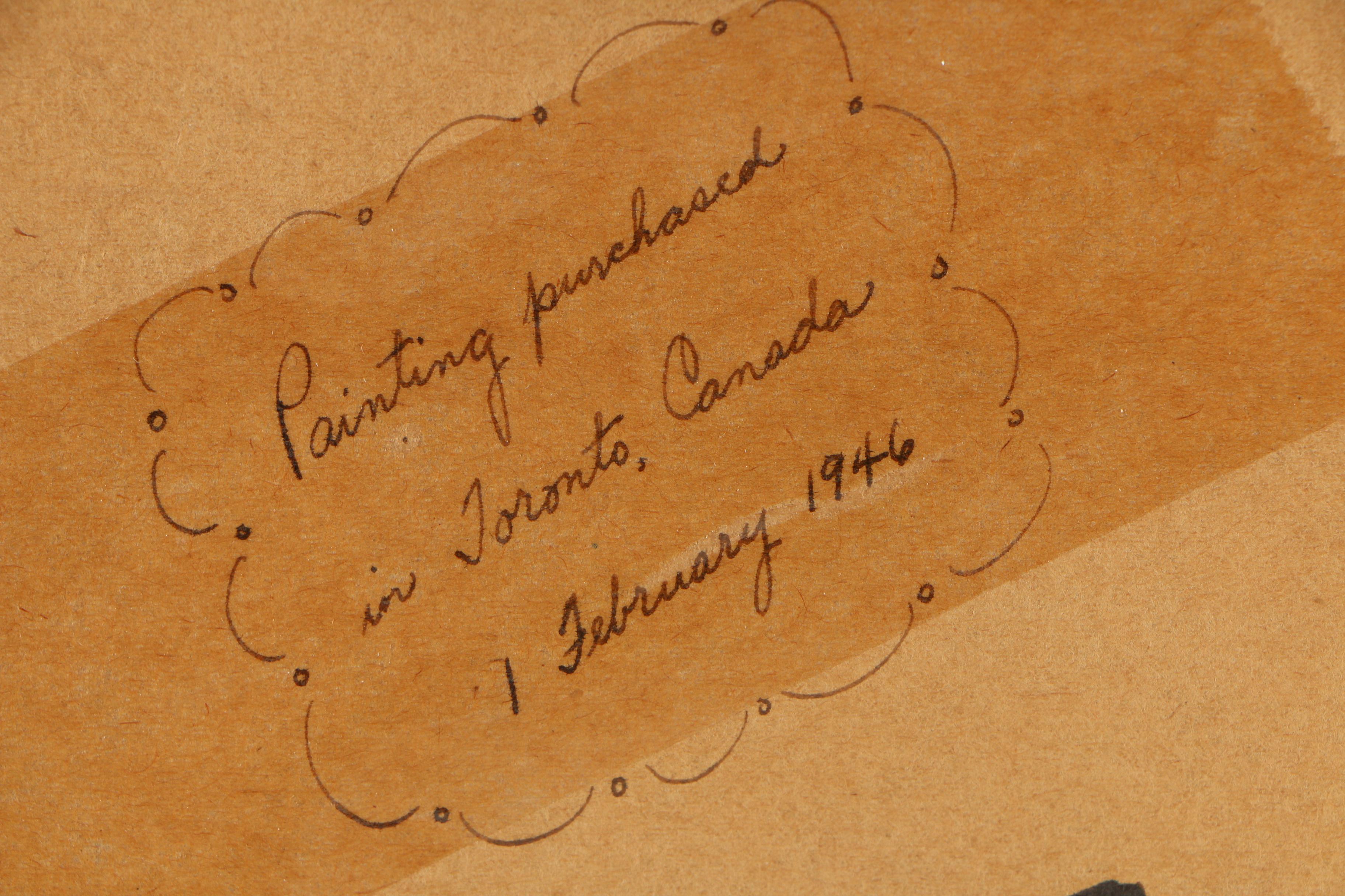 V. A. Booth Oil Painting