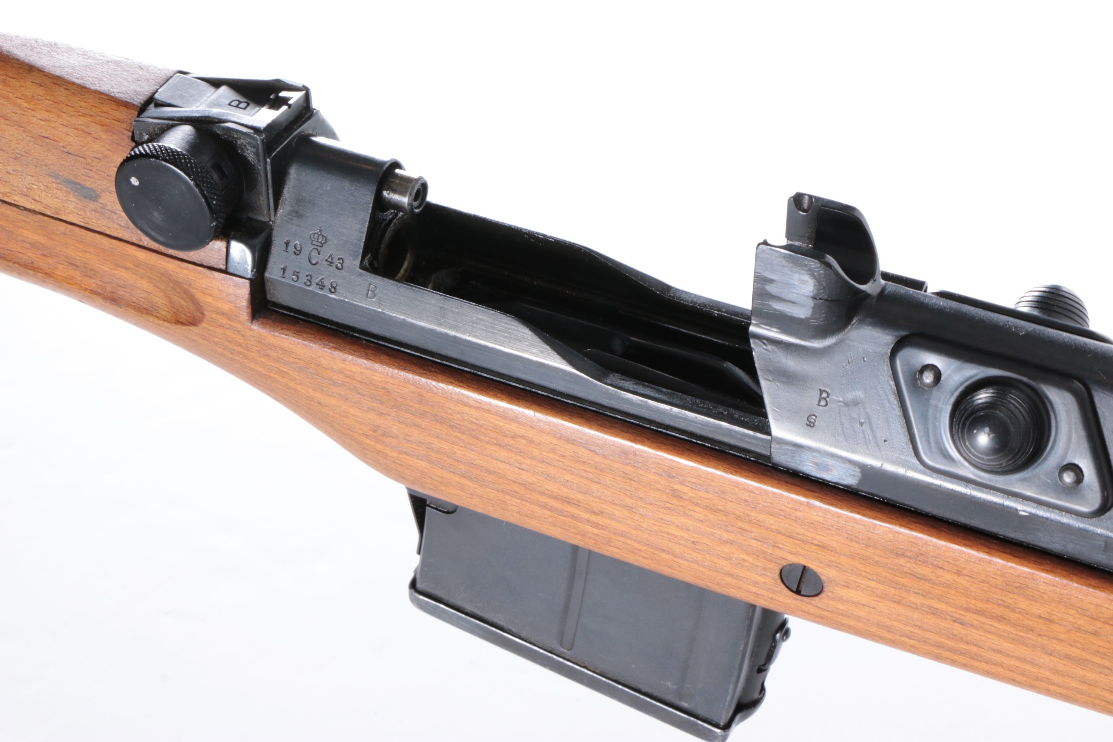 Swedish Circa 1943 Automatgevär m/42 6.5x55mm Semi-Automatic Rifle