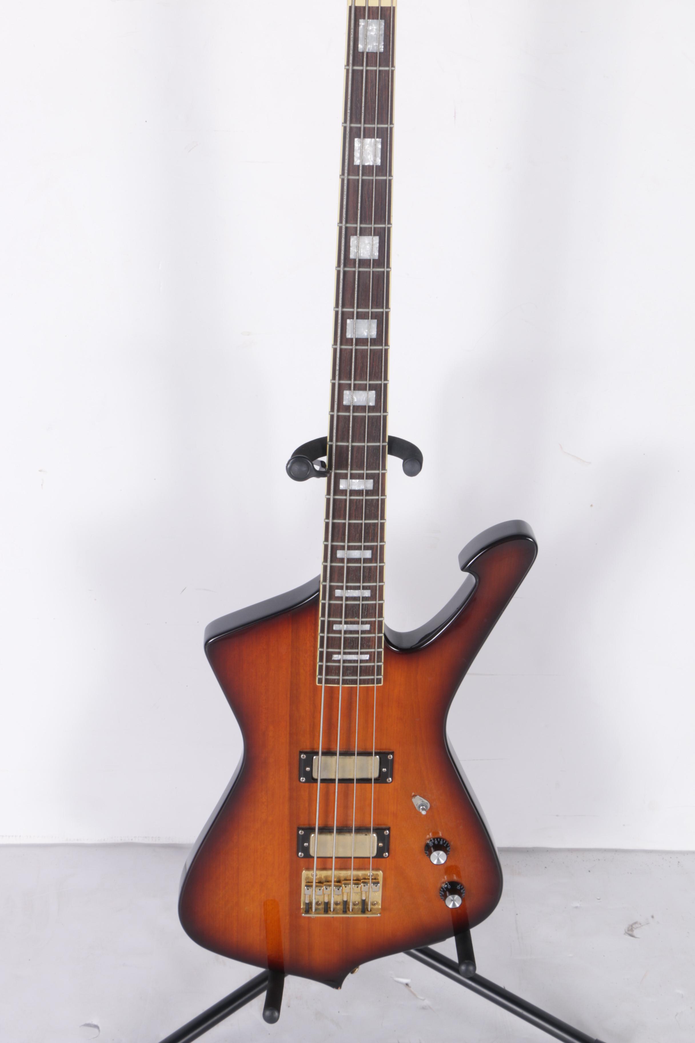 Ibanez Iceman Bass Guitar with Gig Bag and Stand