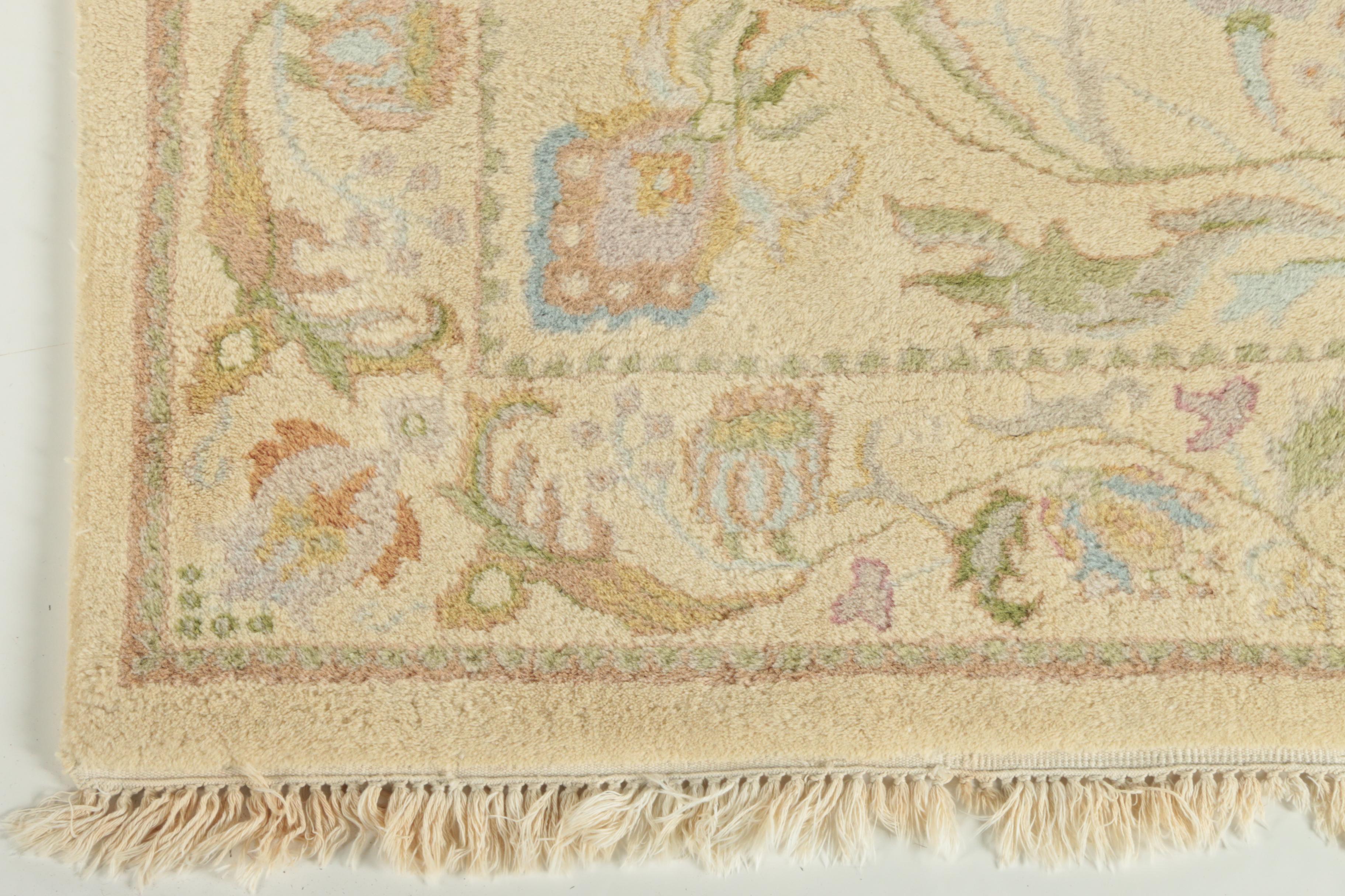 Hand-Knotted Chinese Wool Area Rug