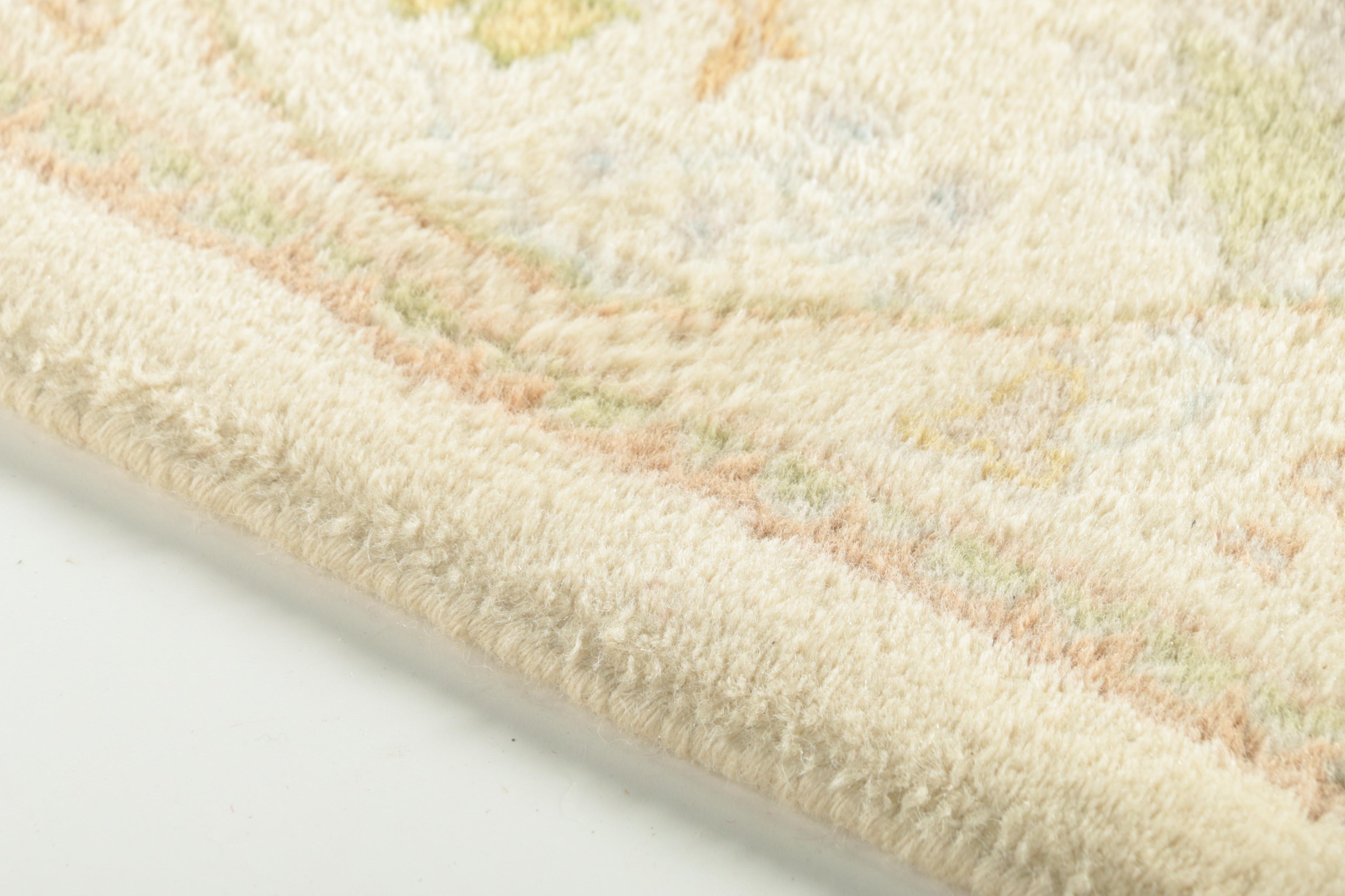 Hand-Knotted Chinese Wool Area Rug