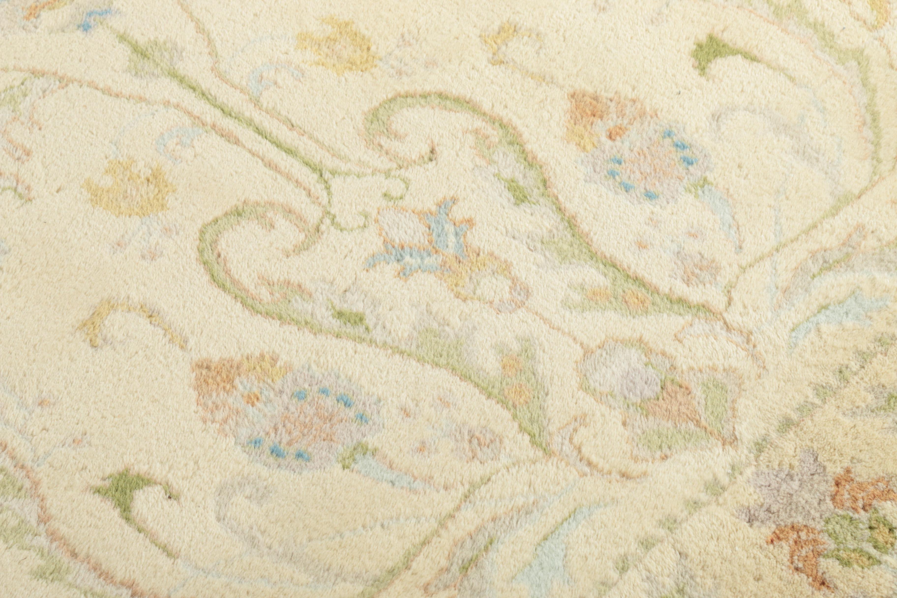 Hand-Knotted Chinese Wool Area Rug