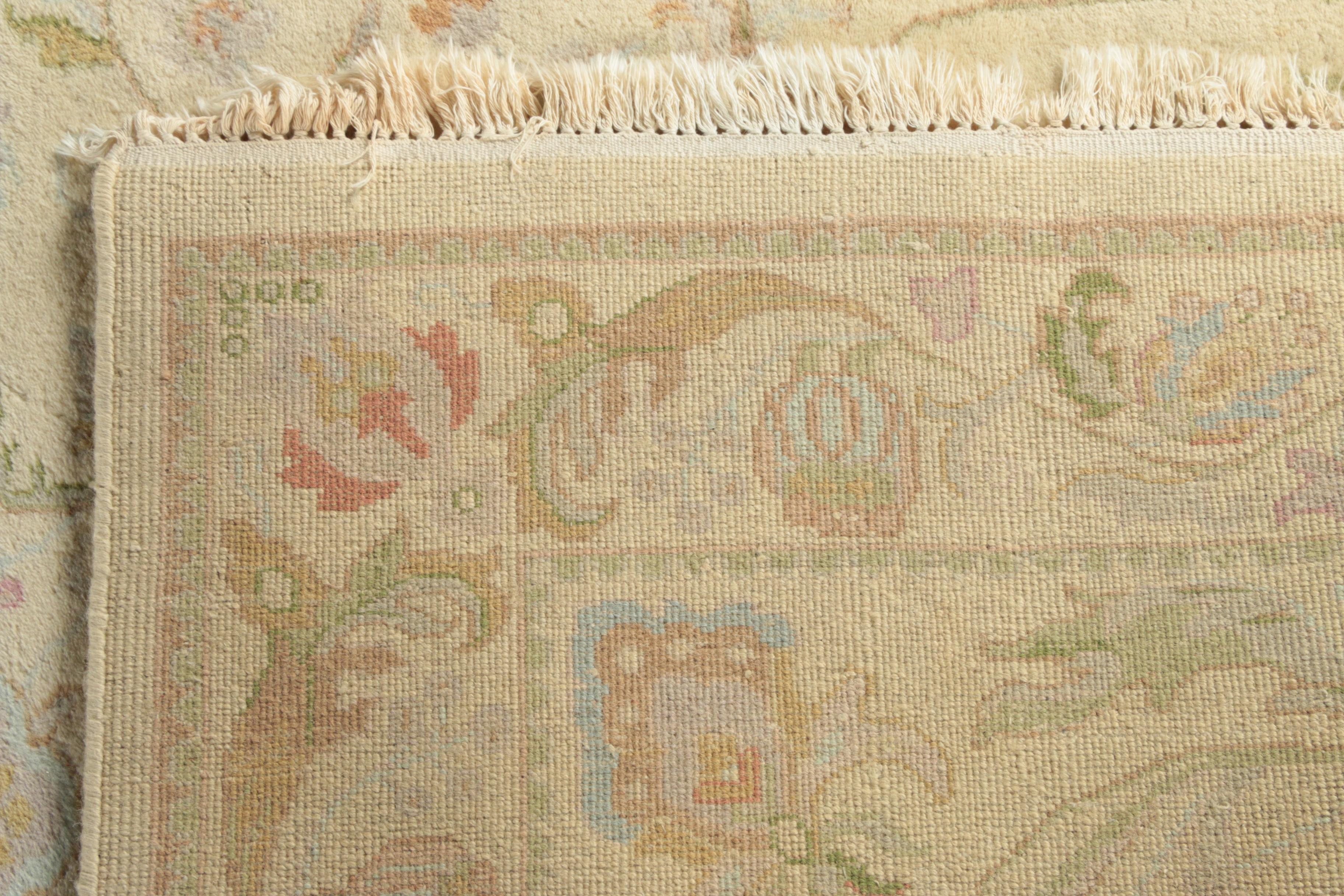 Hand-Knotted Chinese Wool Area Rug