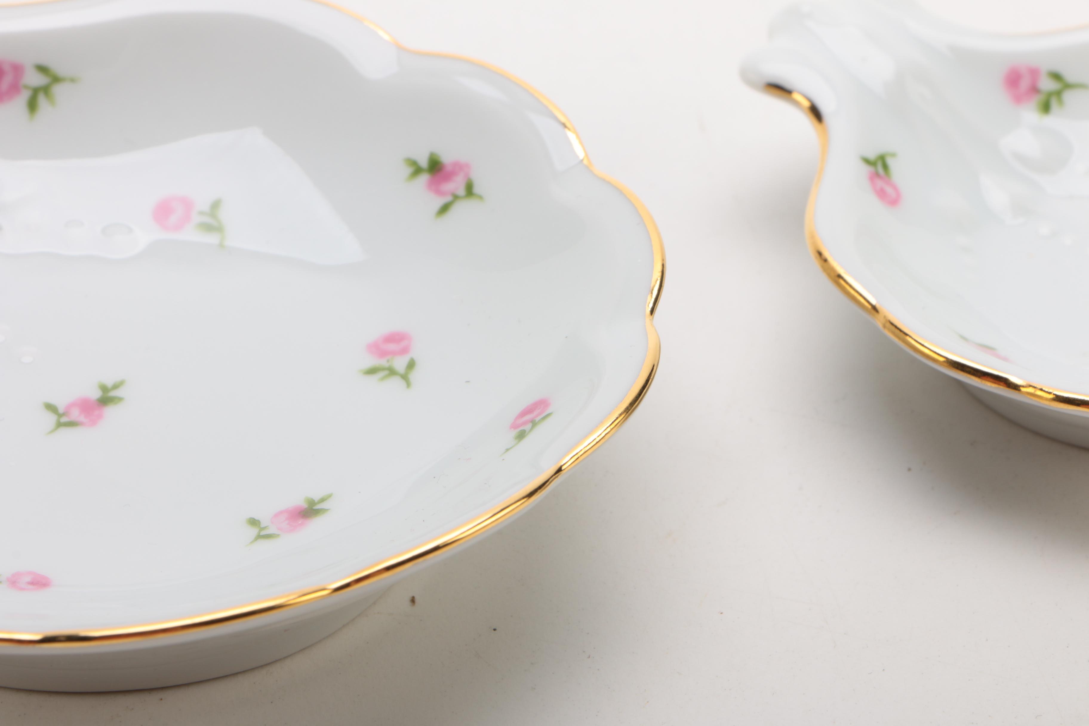 Royal Limoges "Gilda" Porcelain Trinket Dishes