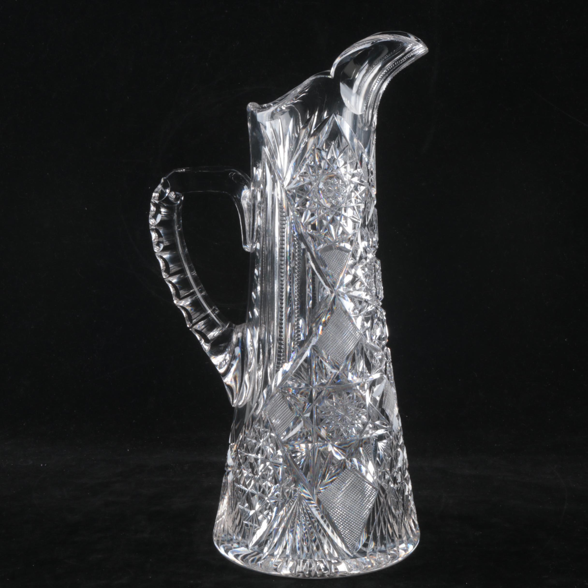 Cut Crystal Ewer