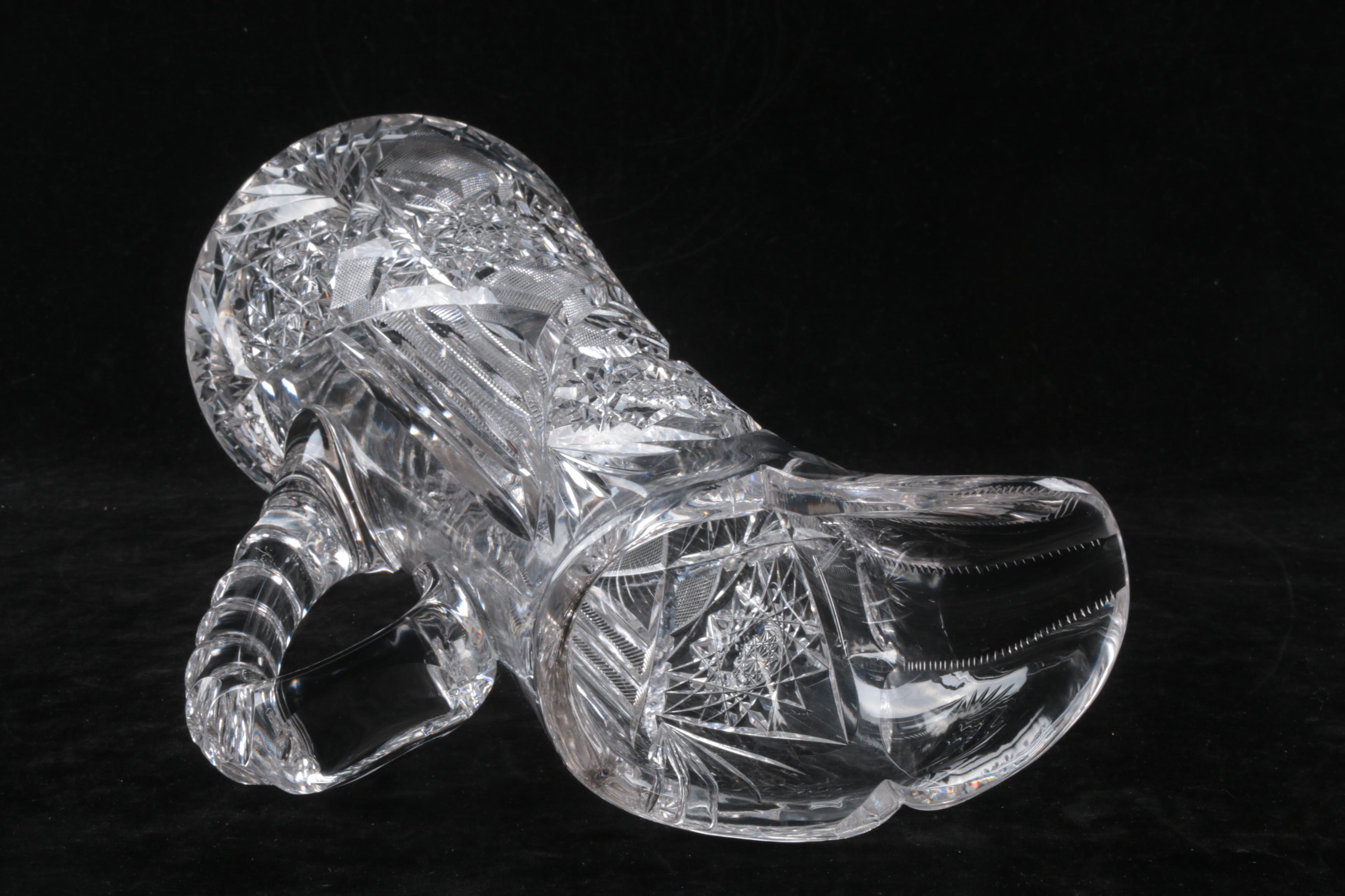 Cut Crystal Ewer
