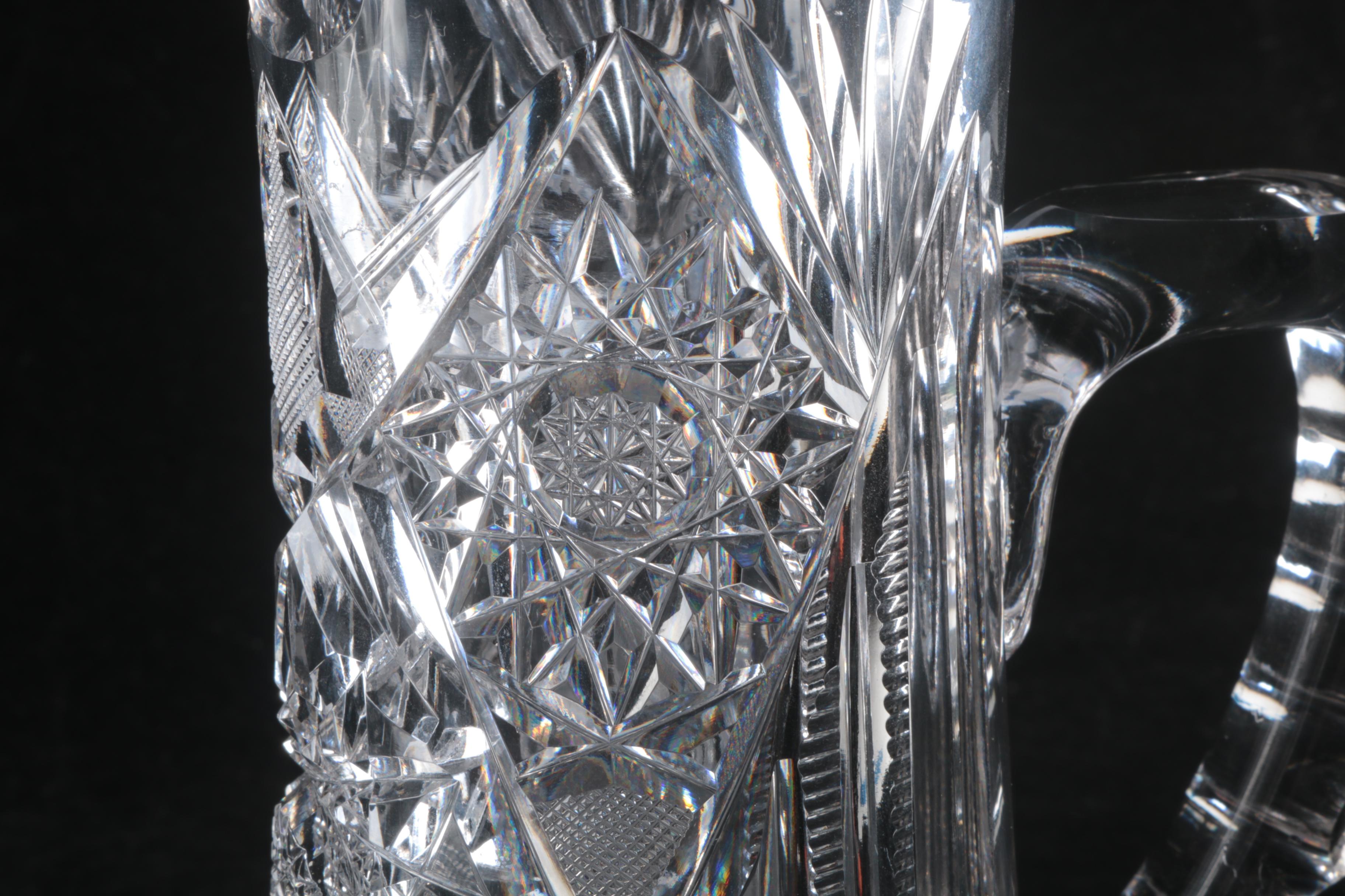 Cut Crystal Ewer