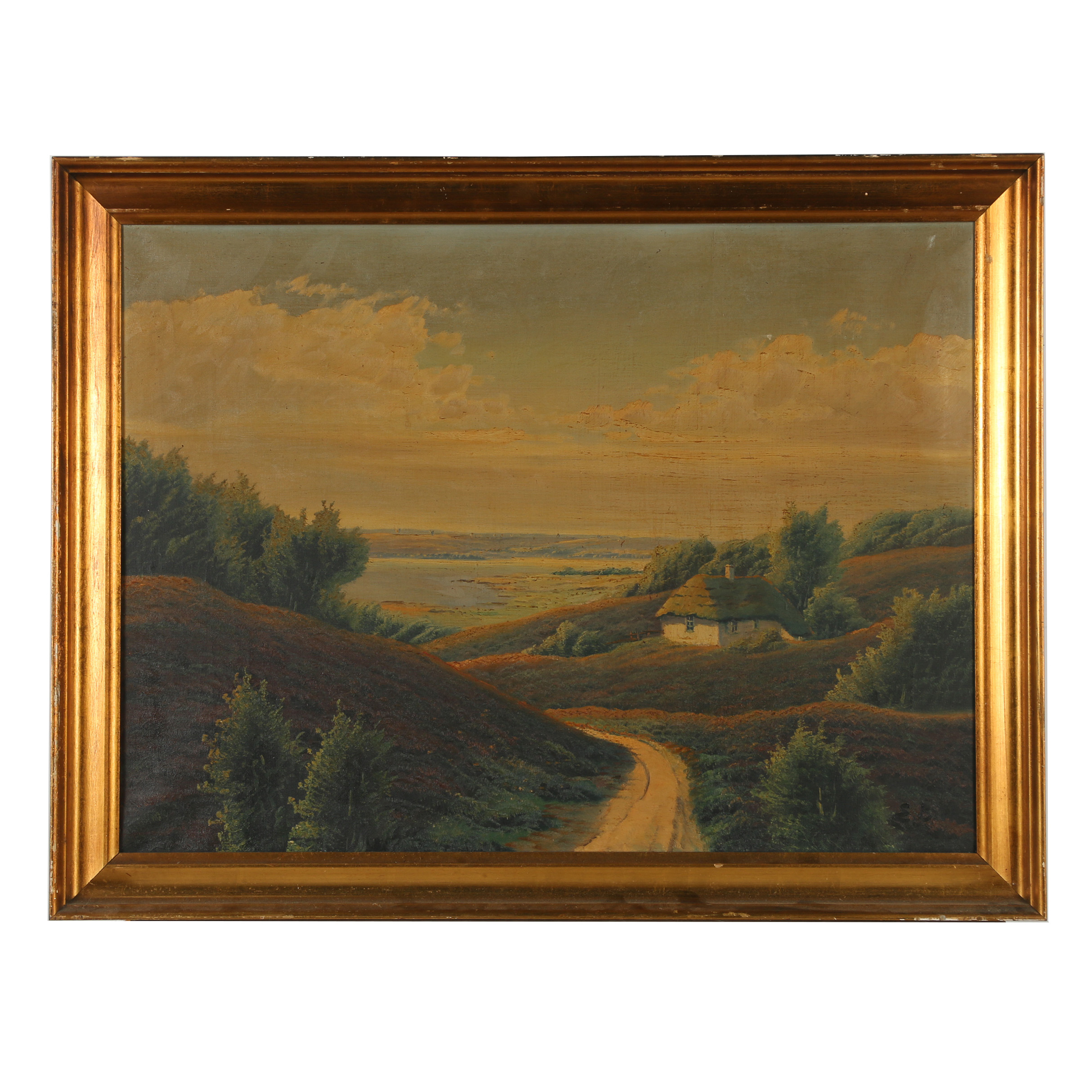 E. Birk Oil Painting