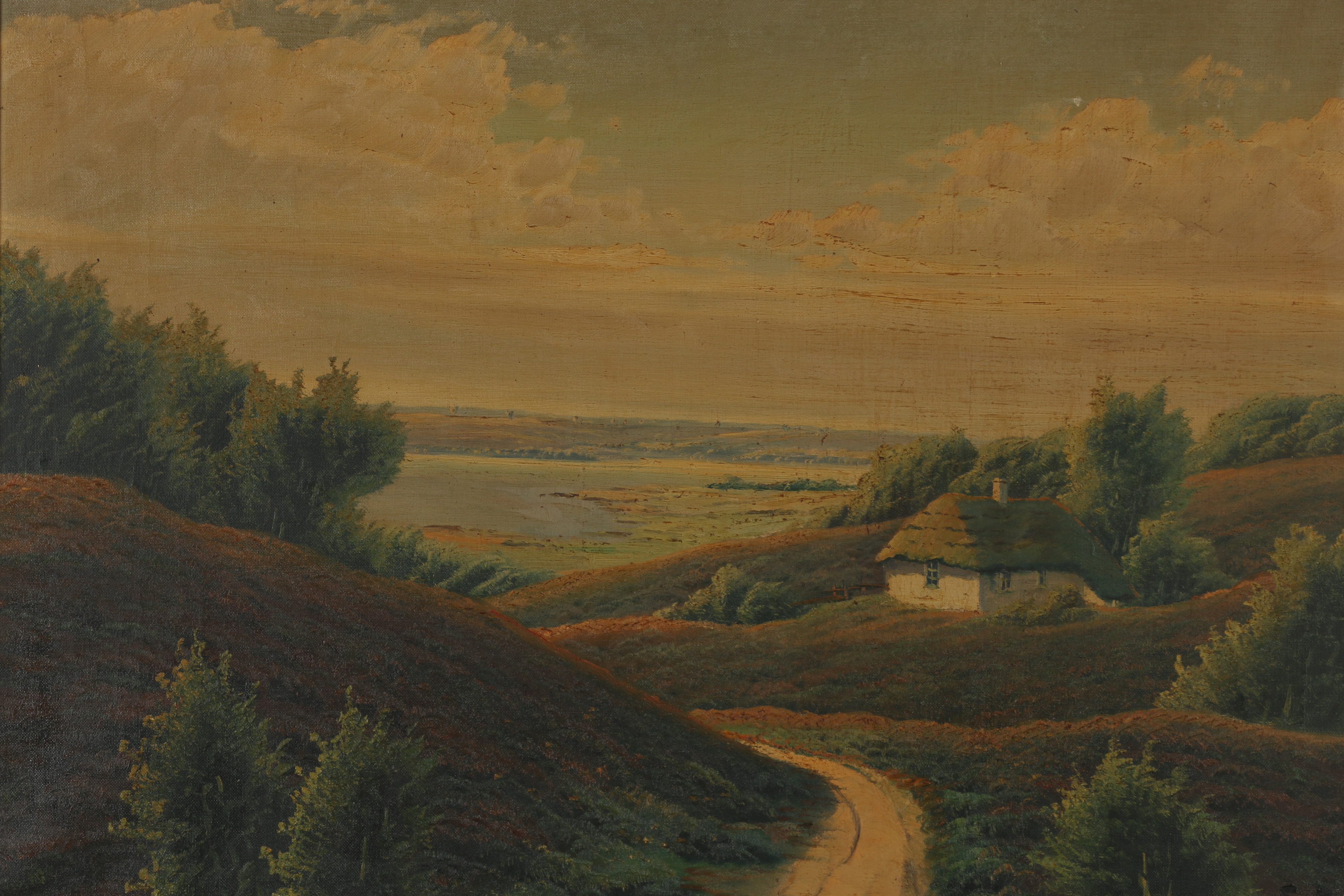 E. Birk Oil Painting