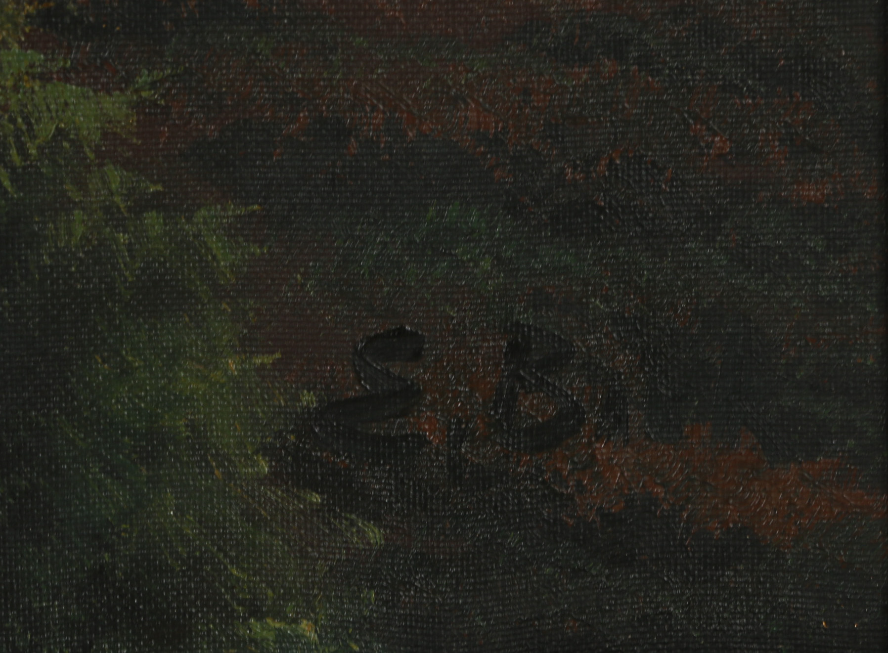 E. Birk Oil Painting