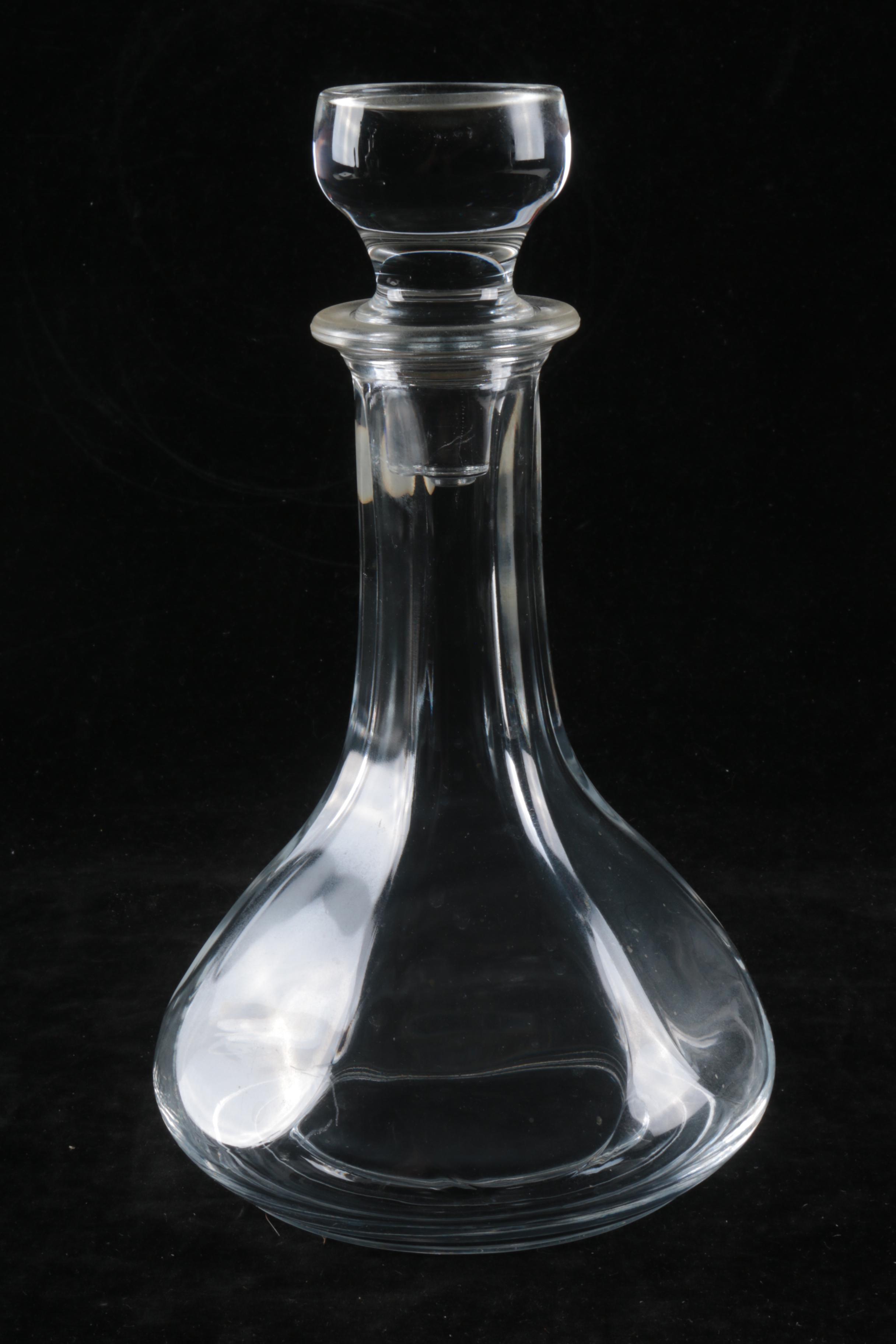 Cristal France, Riviera, and Glass Decanters