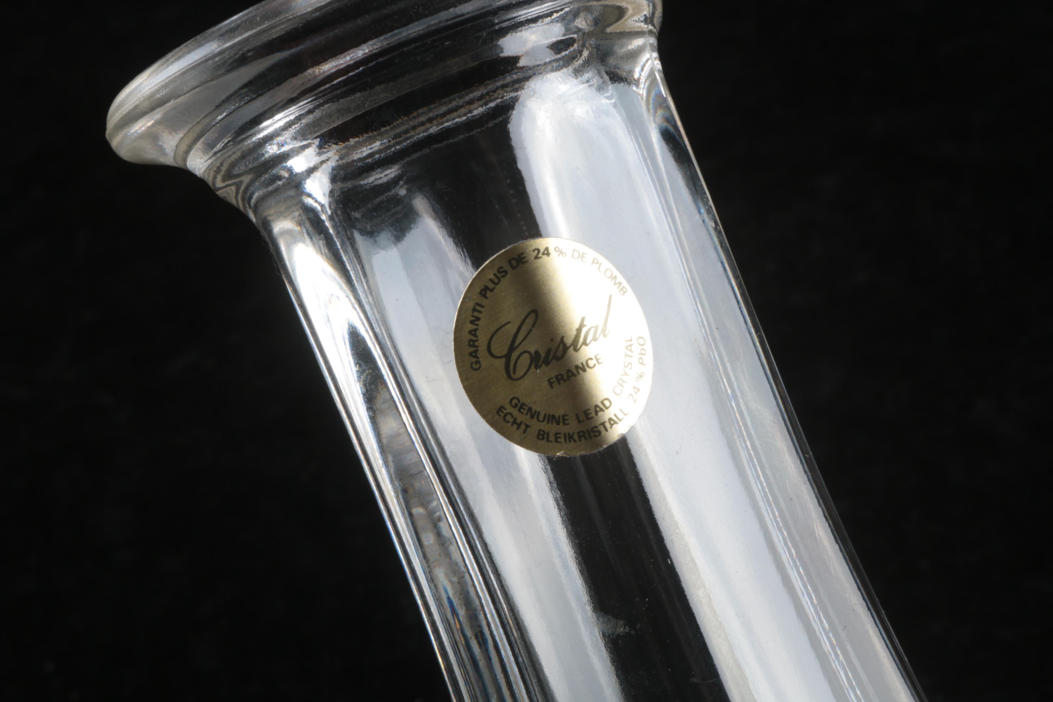 Cristal France, Riviera, and Glass Decanters