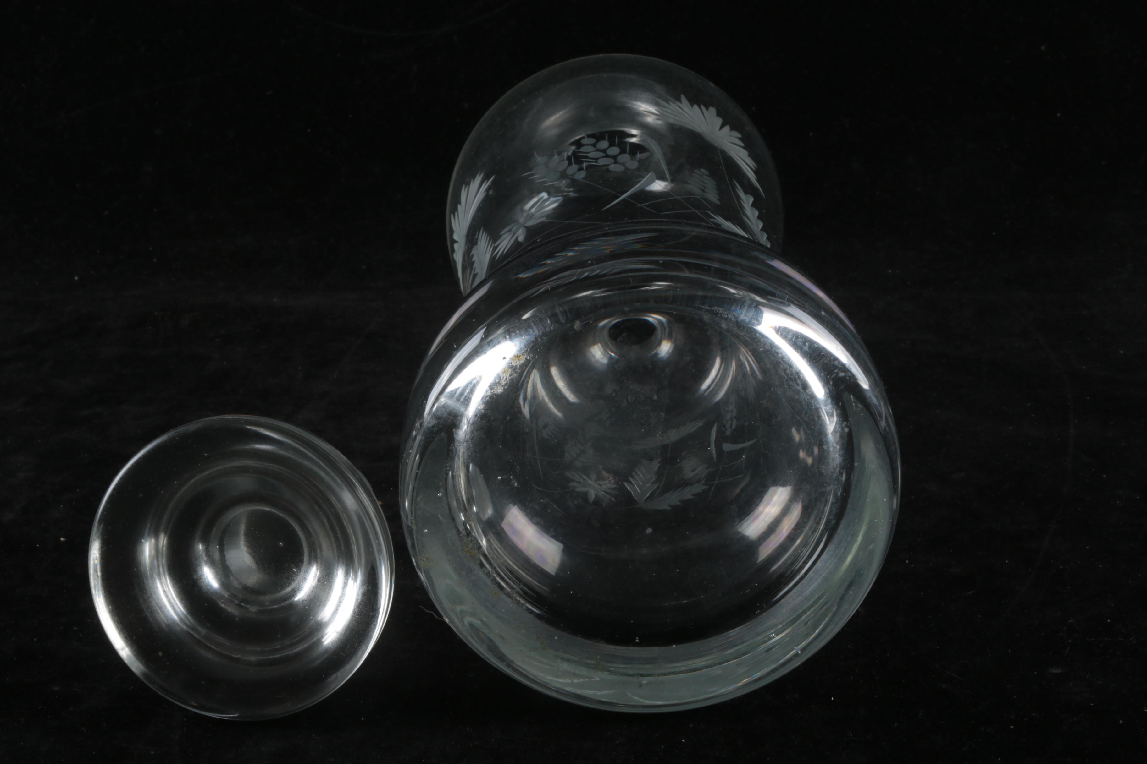 Cristal France, Riviera, and Glass Decanters