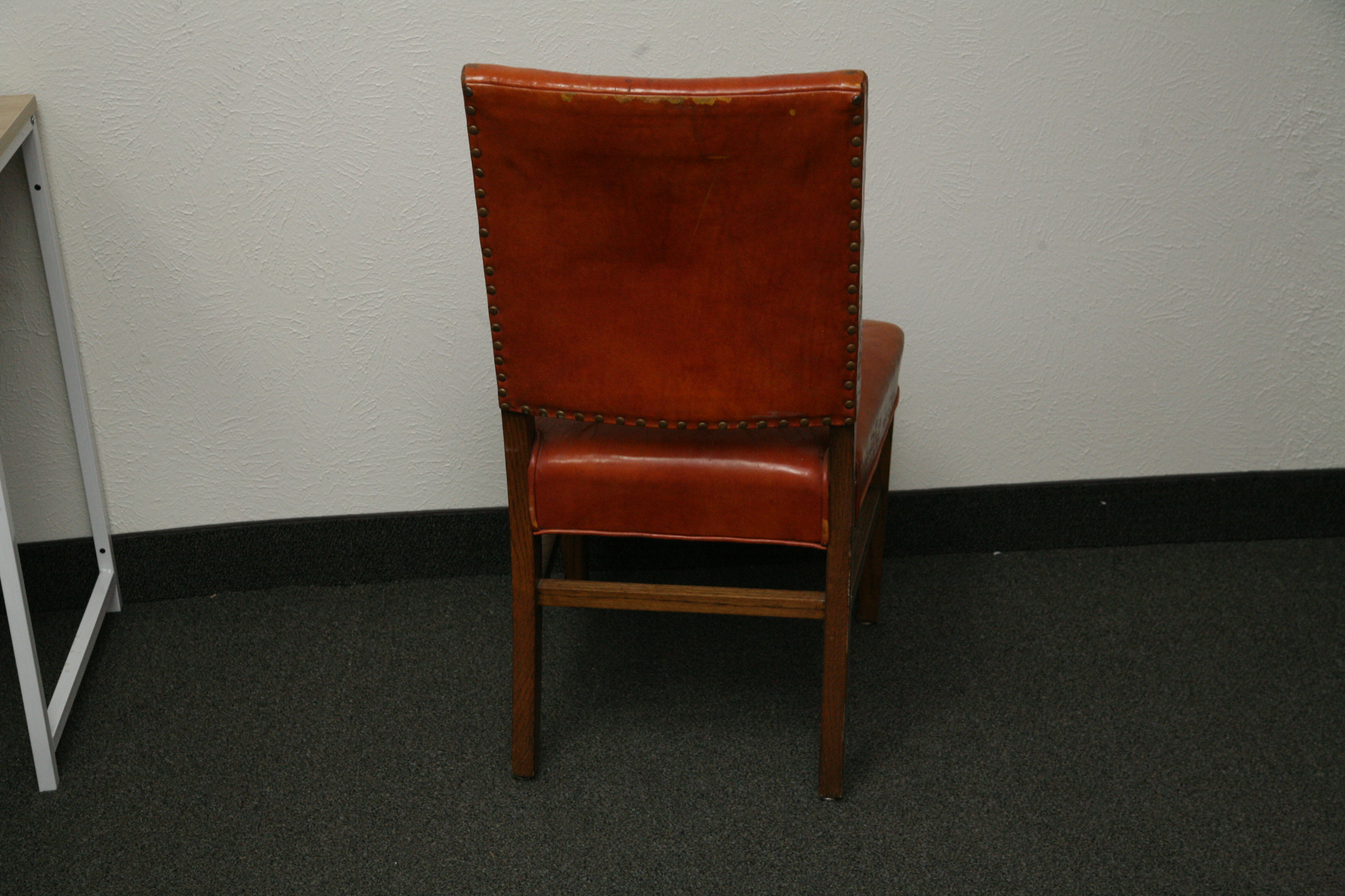 Vintage Vinyl Upholstered Side Chairs