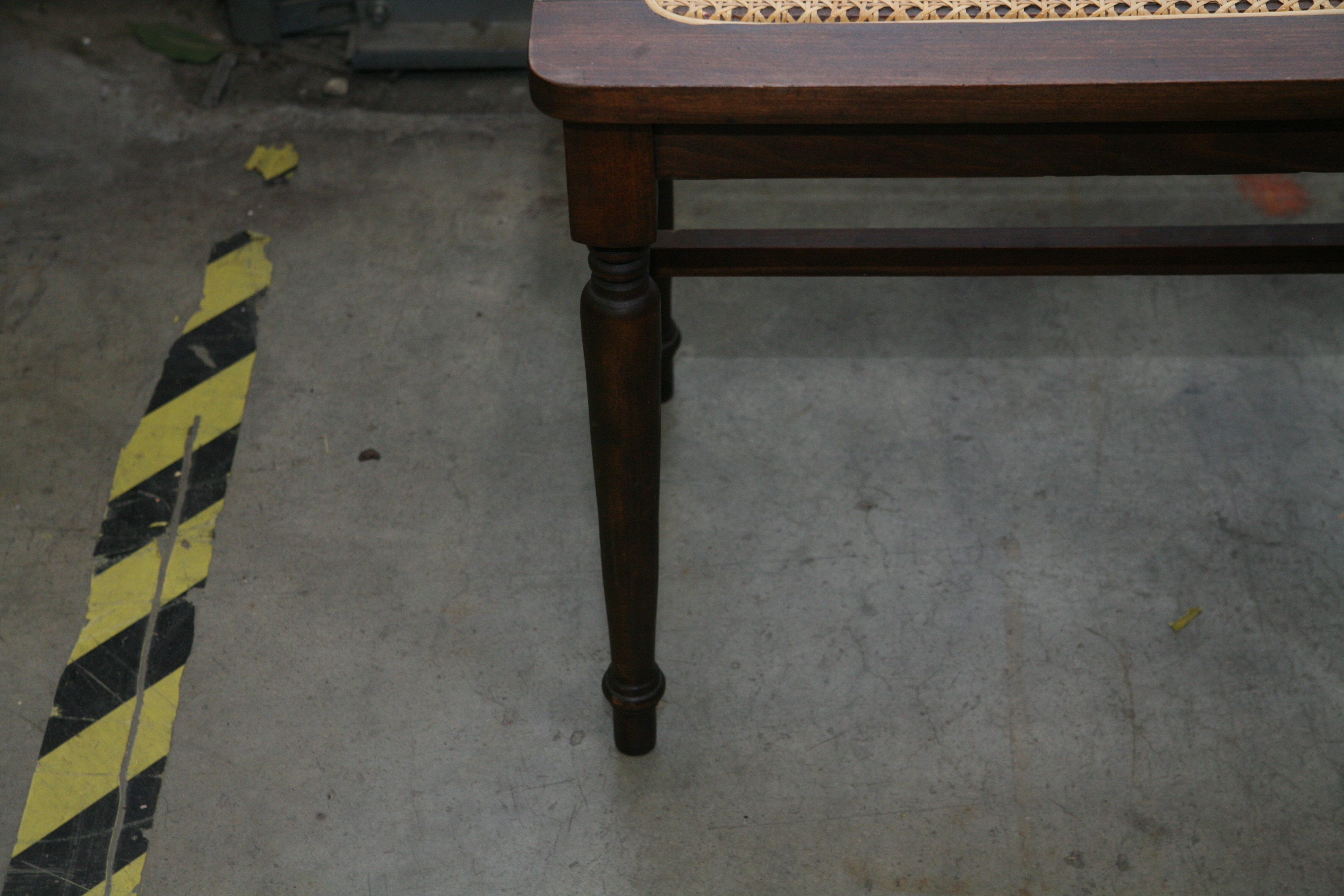 Caned Seat Bench