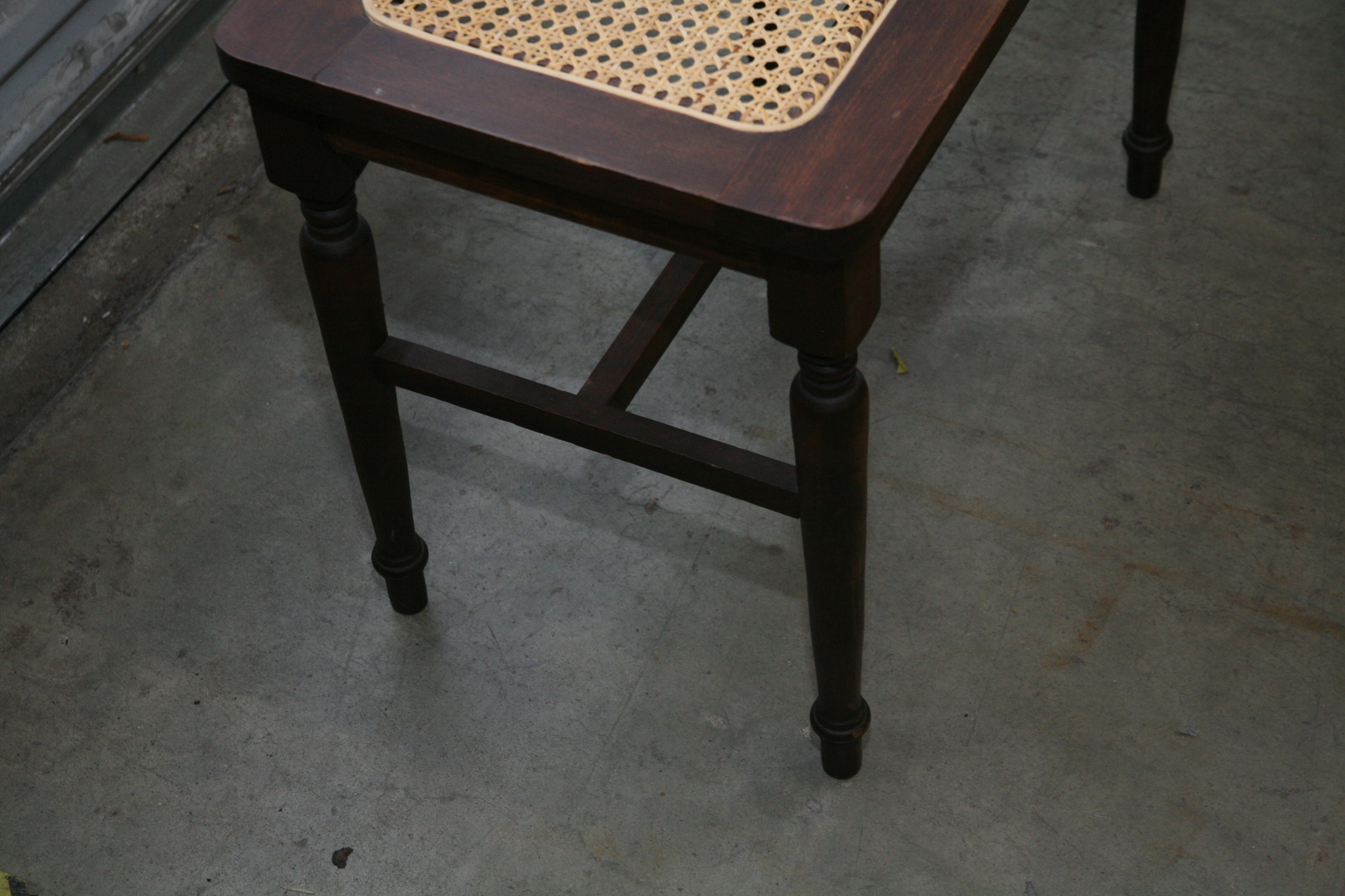 Caned Seat Bench