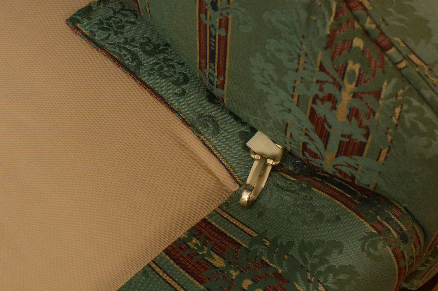 Vintage Chippendale Style Upholstered Sofa by Greene Brothers