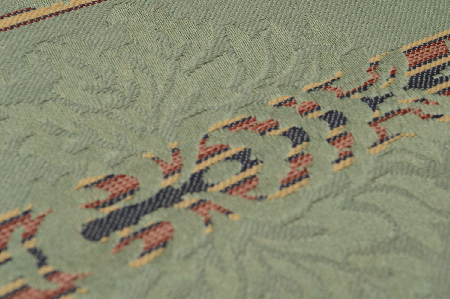 Vintage Chippendale Style Upholstered Sofa by Greene Brothers