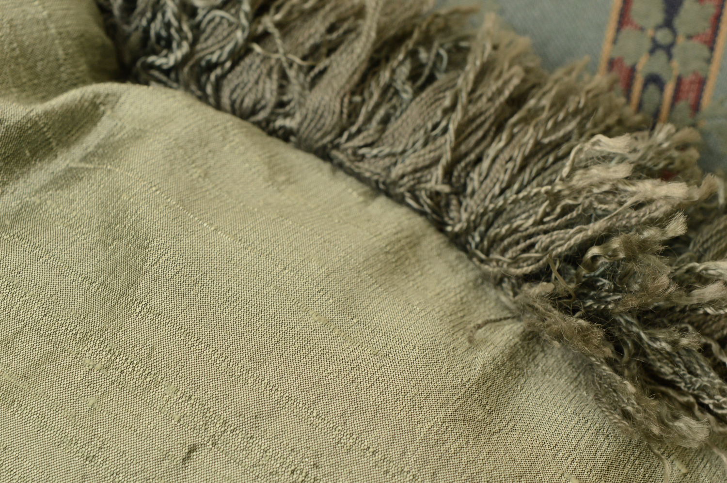 Vintage Chippendale Style Upholstered Sofa by Greene Brothers