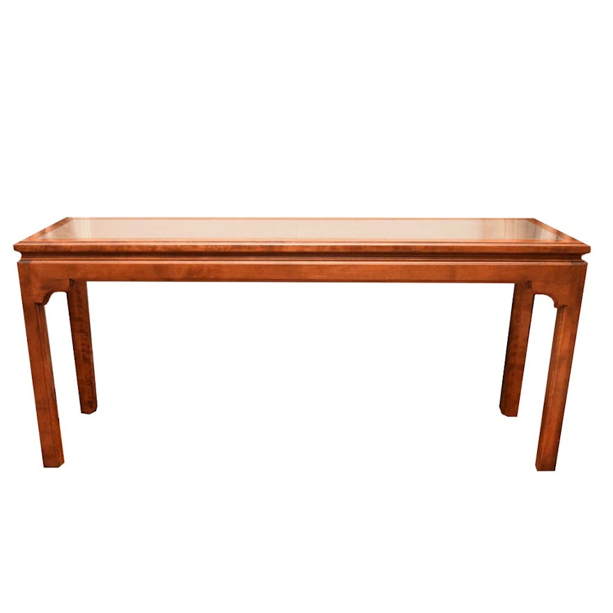 Ethan Allen Asian Inspired Console Table