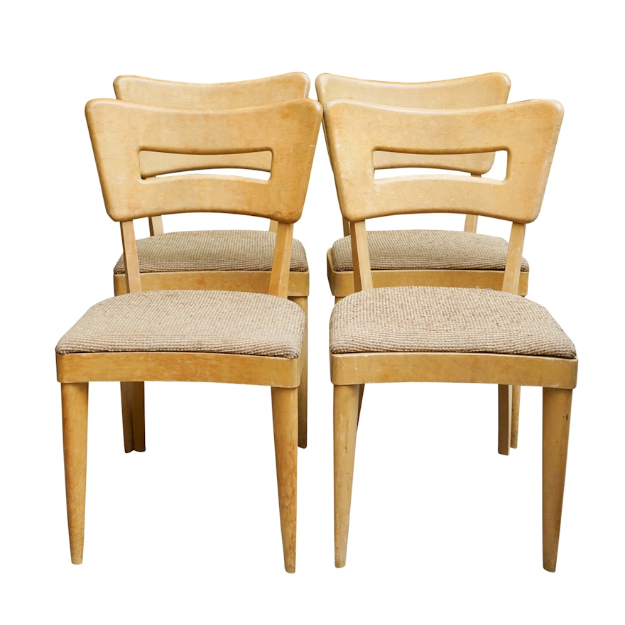 Mid Century Modern "Dog Biscuit" Side Chairs by Heywood-Wakefield