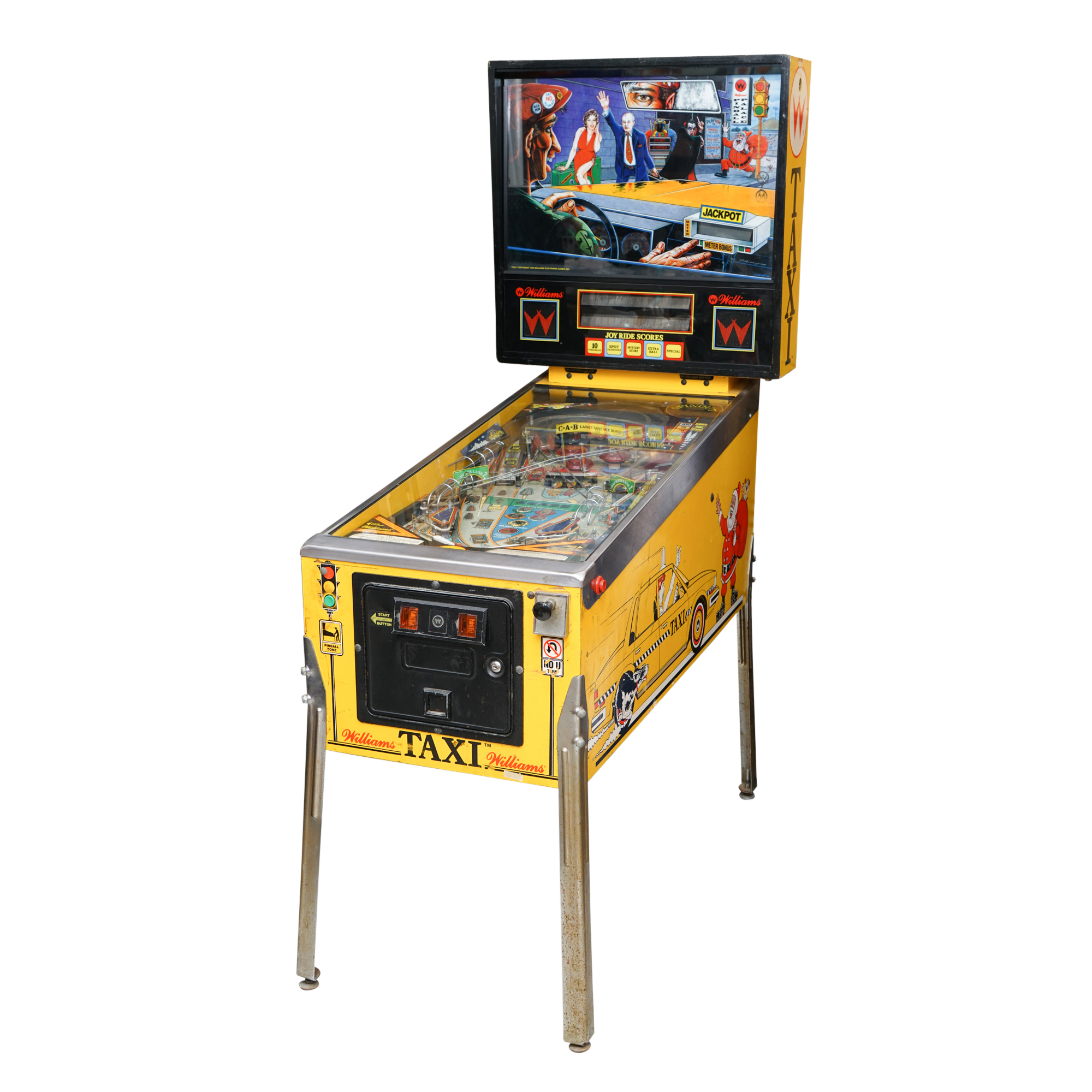 1988 Williams "Taxi" Pinball Machine