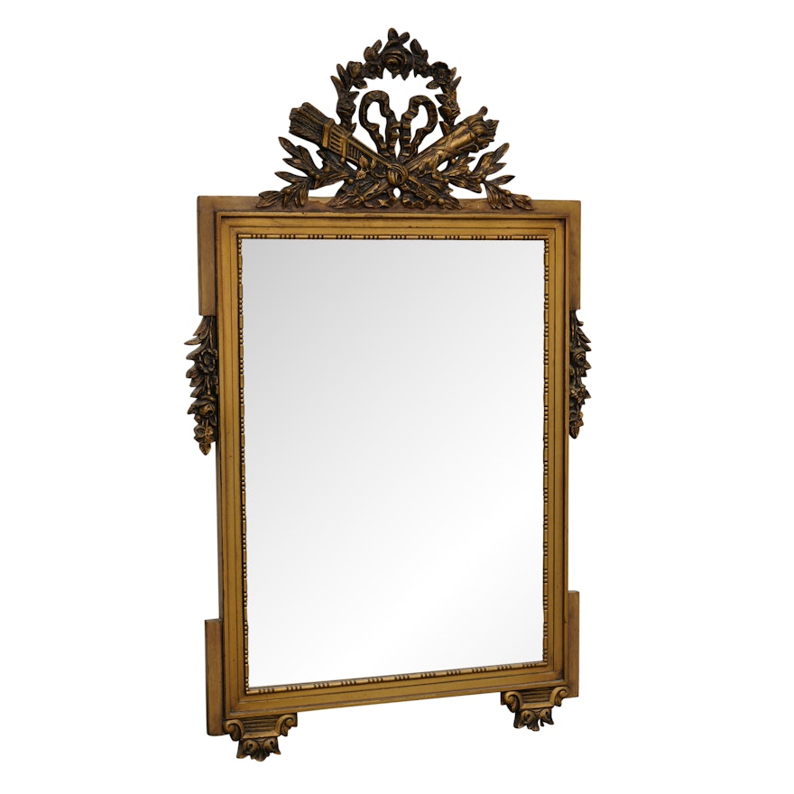 Vintage Empire Style Giltwood Wall Mirror