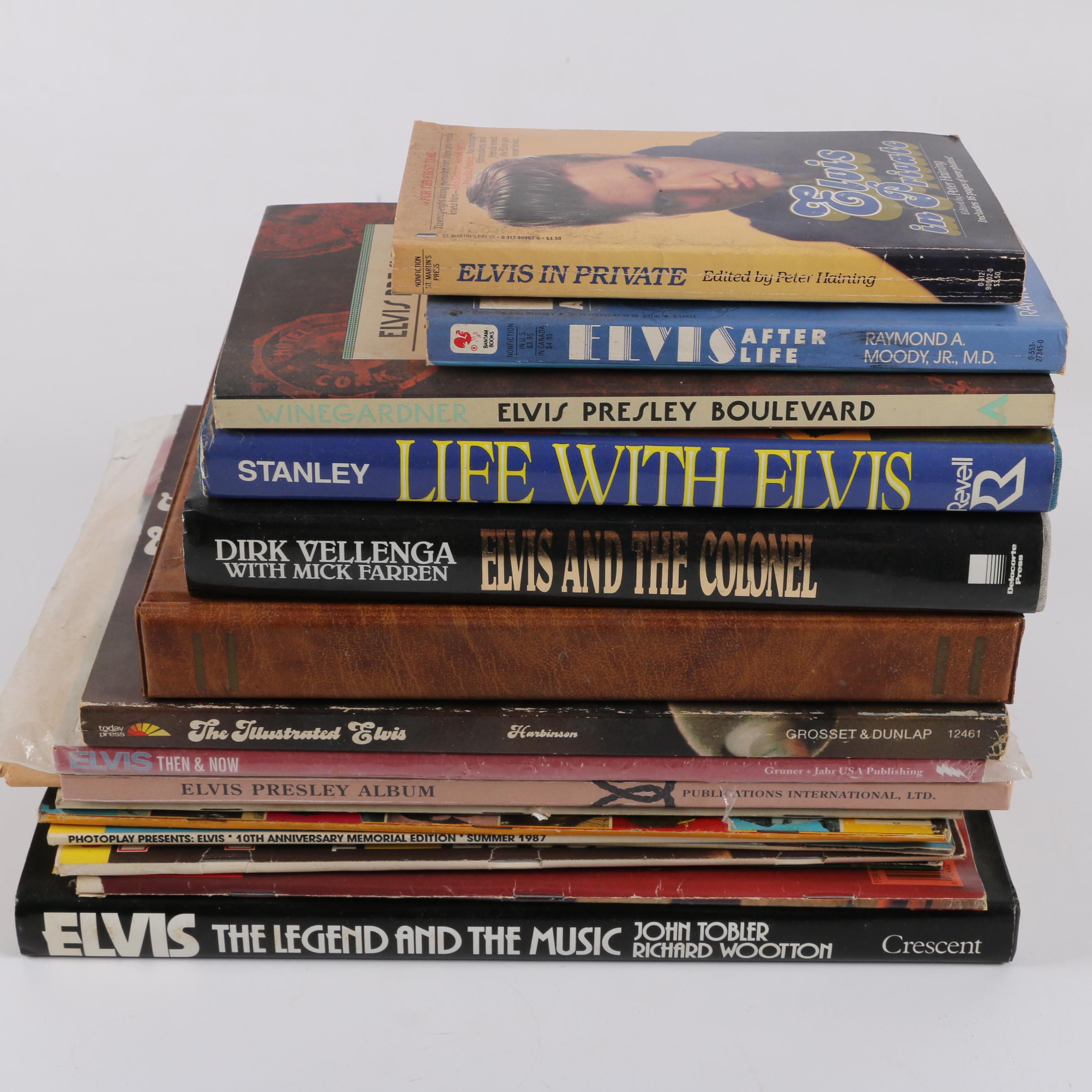 "Elvis: The Legend And The Music" and Other Elvis Presley Books and Magazines