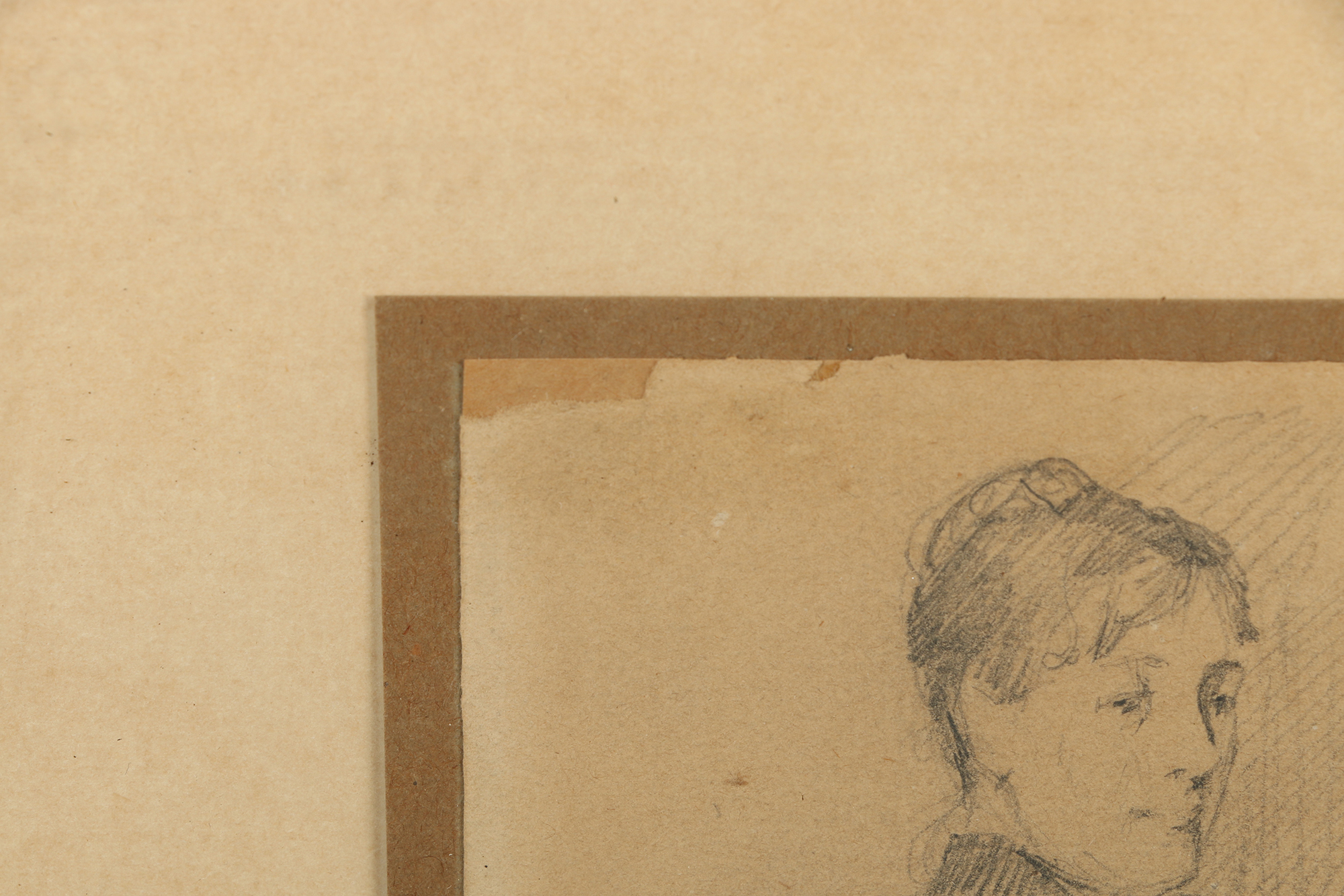 Attributed to Frants Henningsen Graphite Drawing