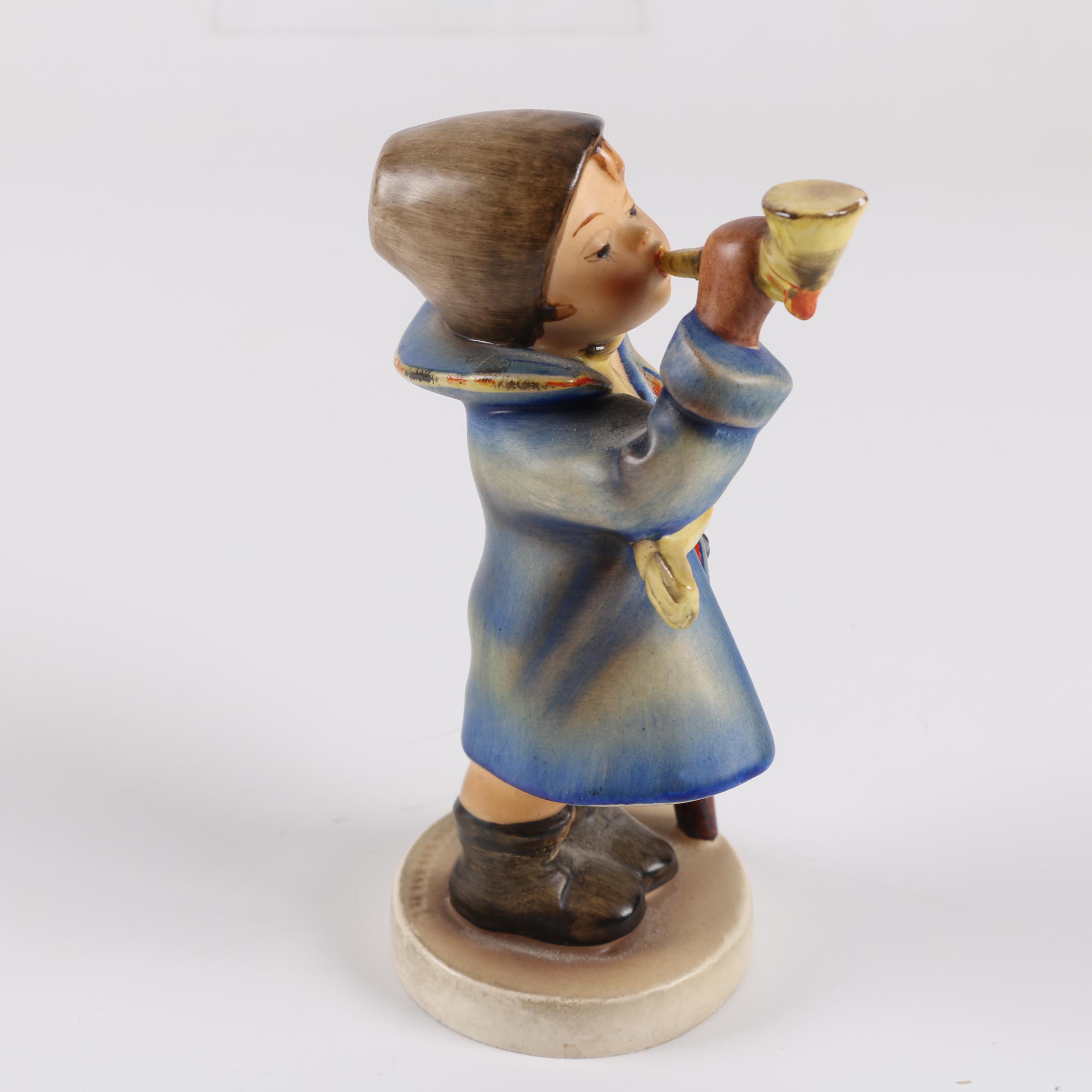 Hummel "Let's Sing" Ash Receiver and "Hear Ye, Hear Ye" Figurine