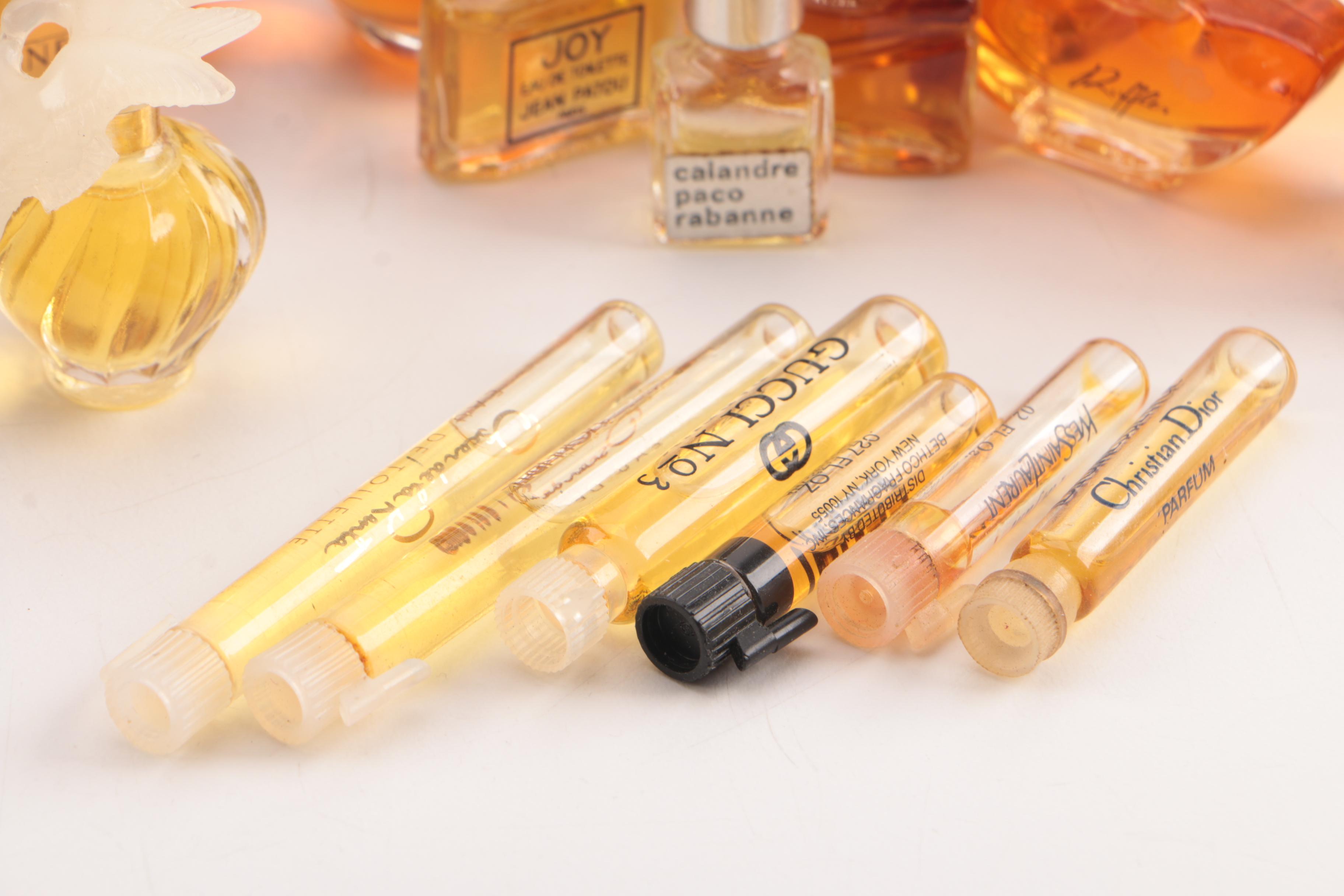 Perfume Including Hermès "Calèche" and Gucci "No. 3"