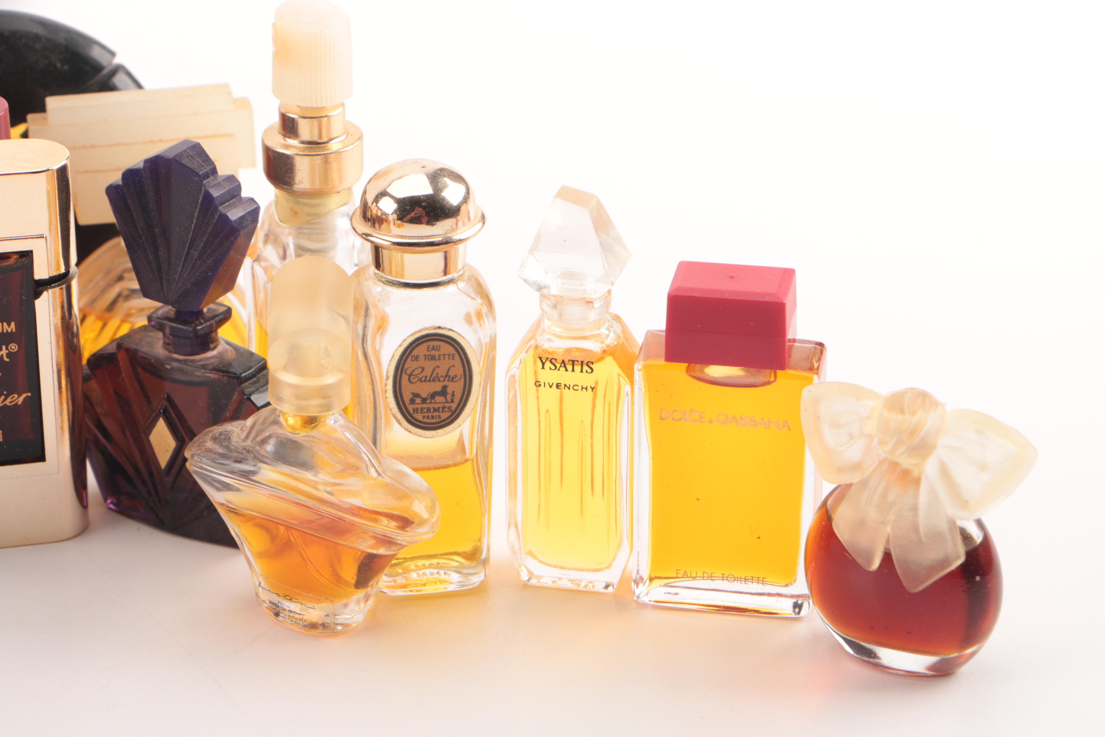 Perfume Including Hermès "Calèche" and Gucci "No. 3"