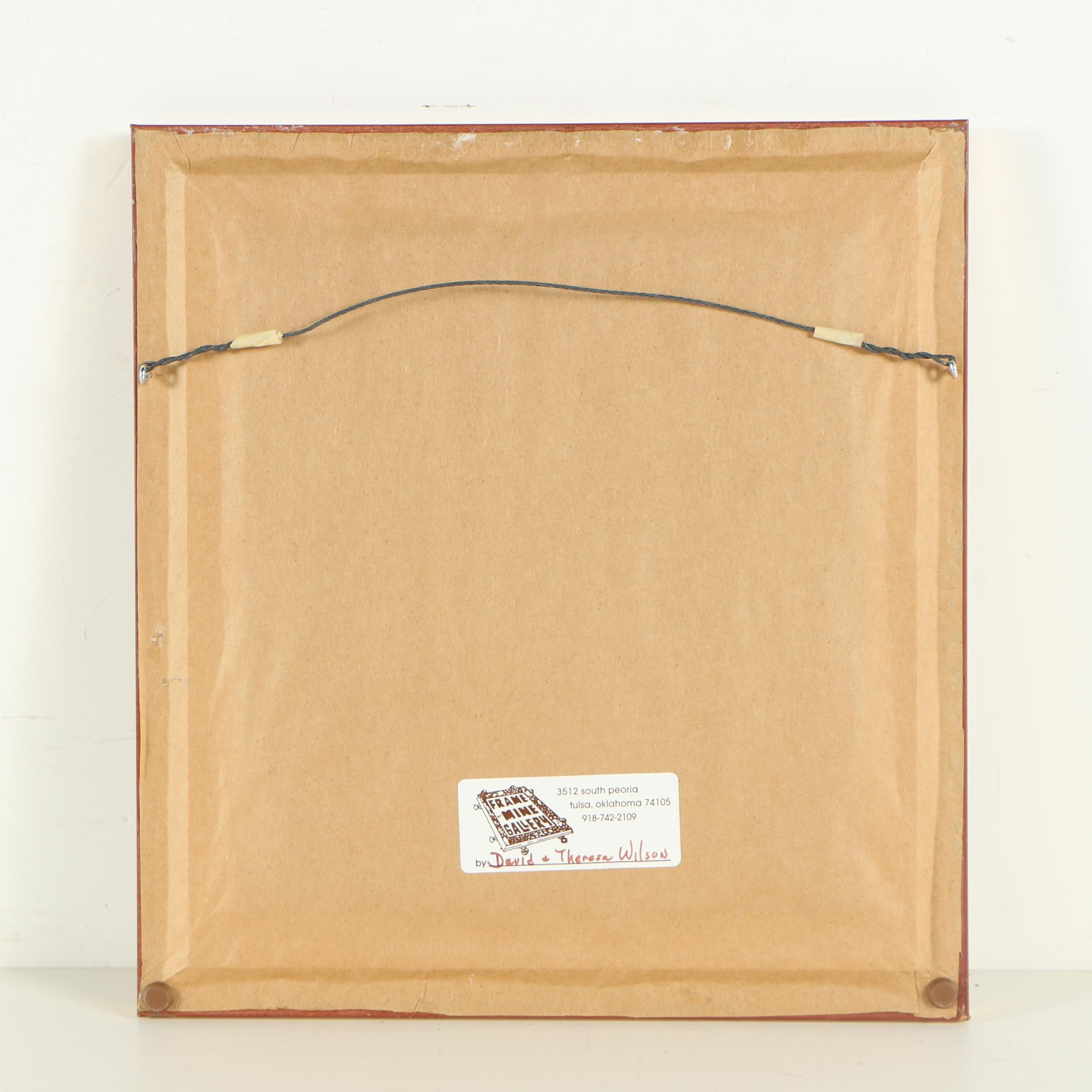 Helen Hinet Watercolor Painting of a Magnolia Flowers