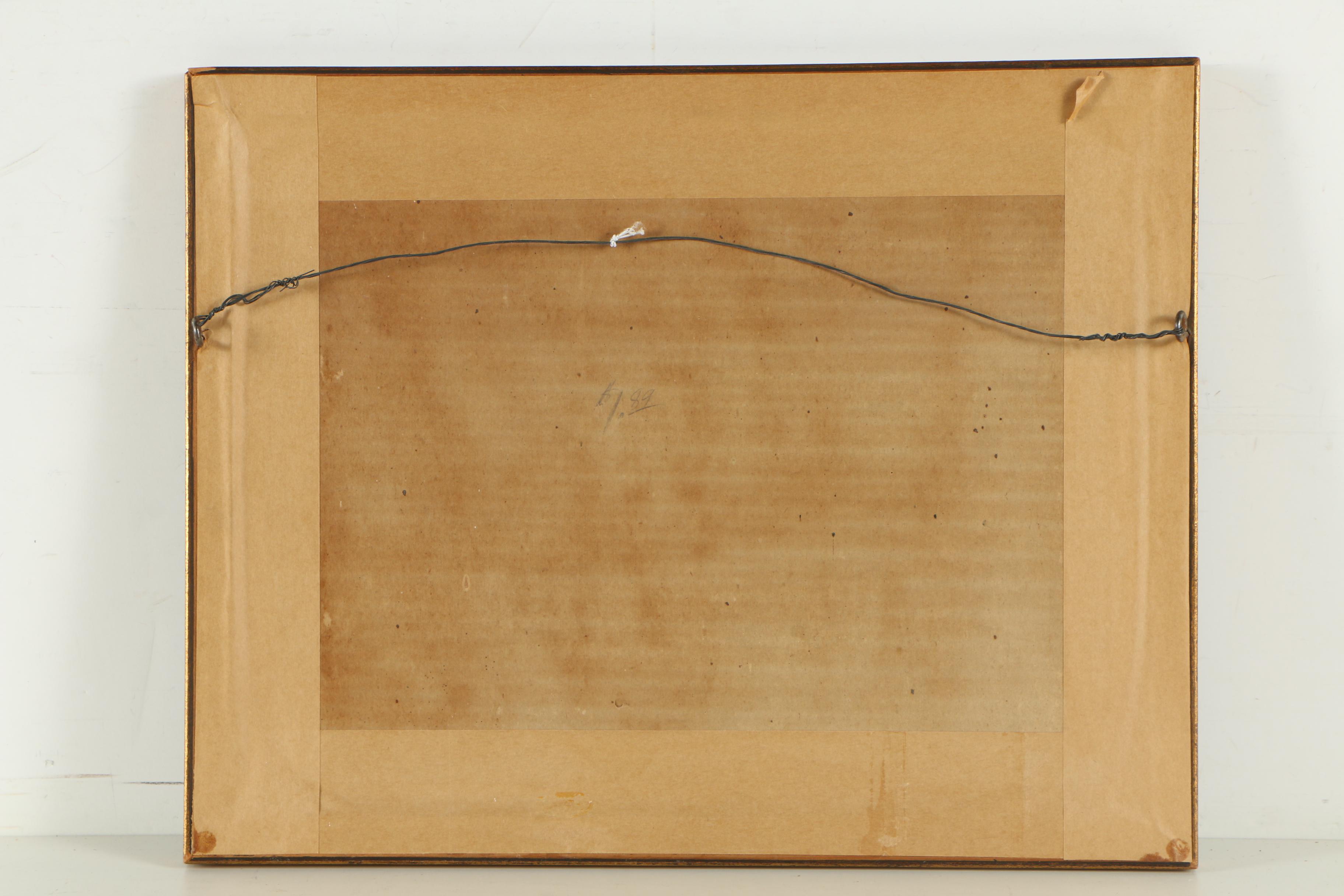 E. Hollingsworth Watercolor Landscape Painting